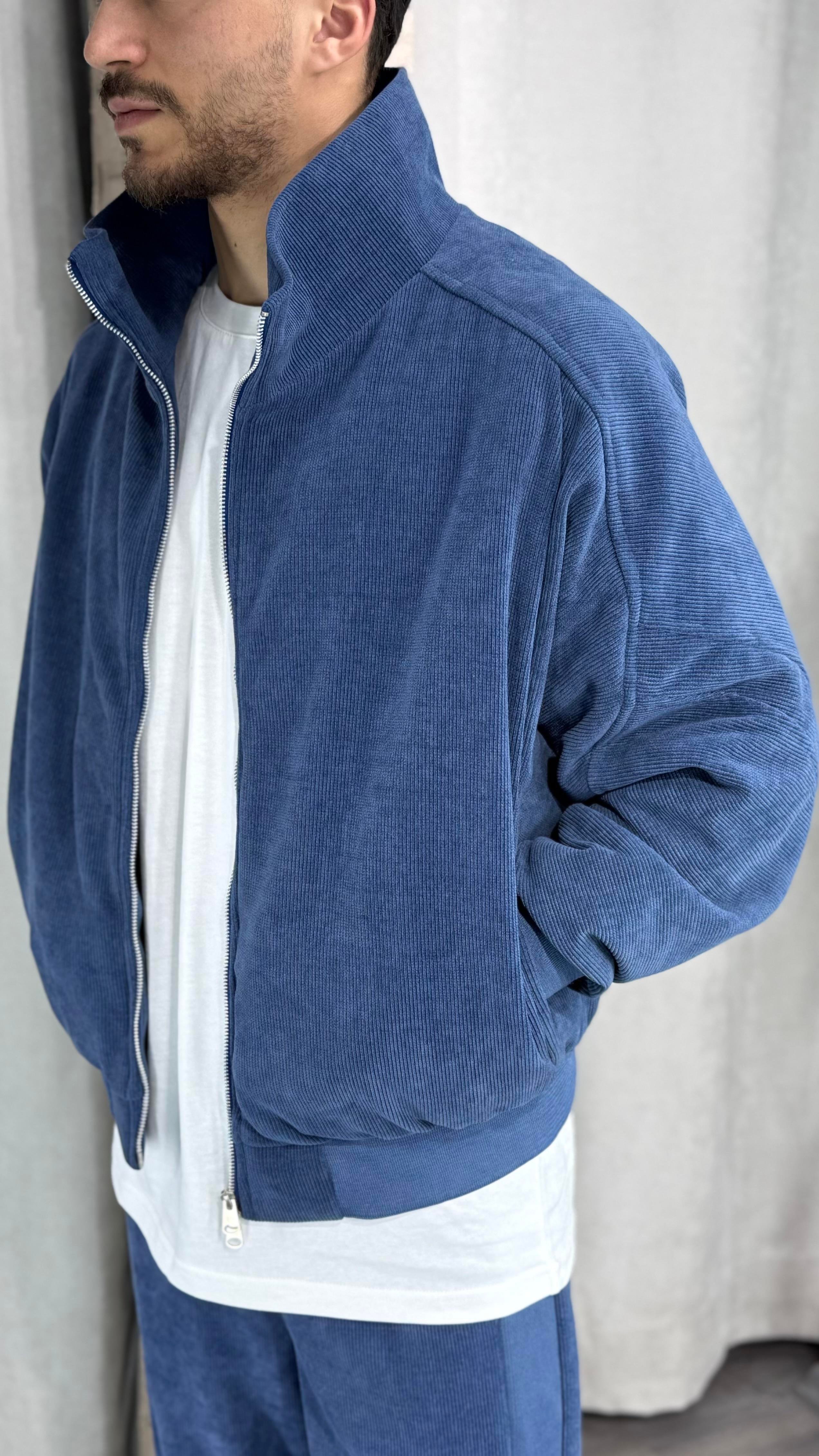 Oversize Premium Astarlı Kadife Ceket