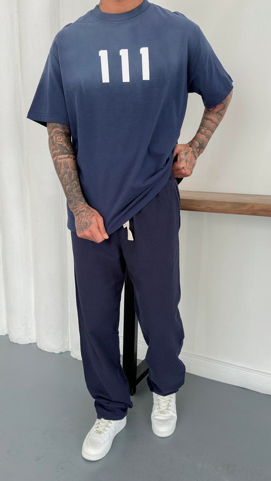 Oversize Yıkamalı 111 TShirt