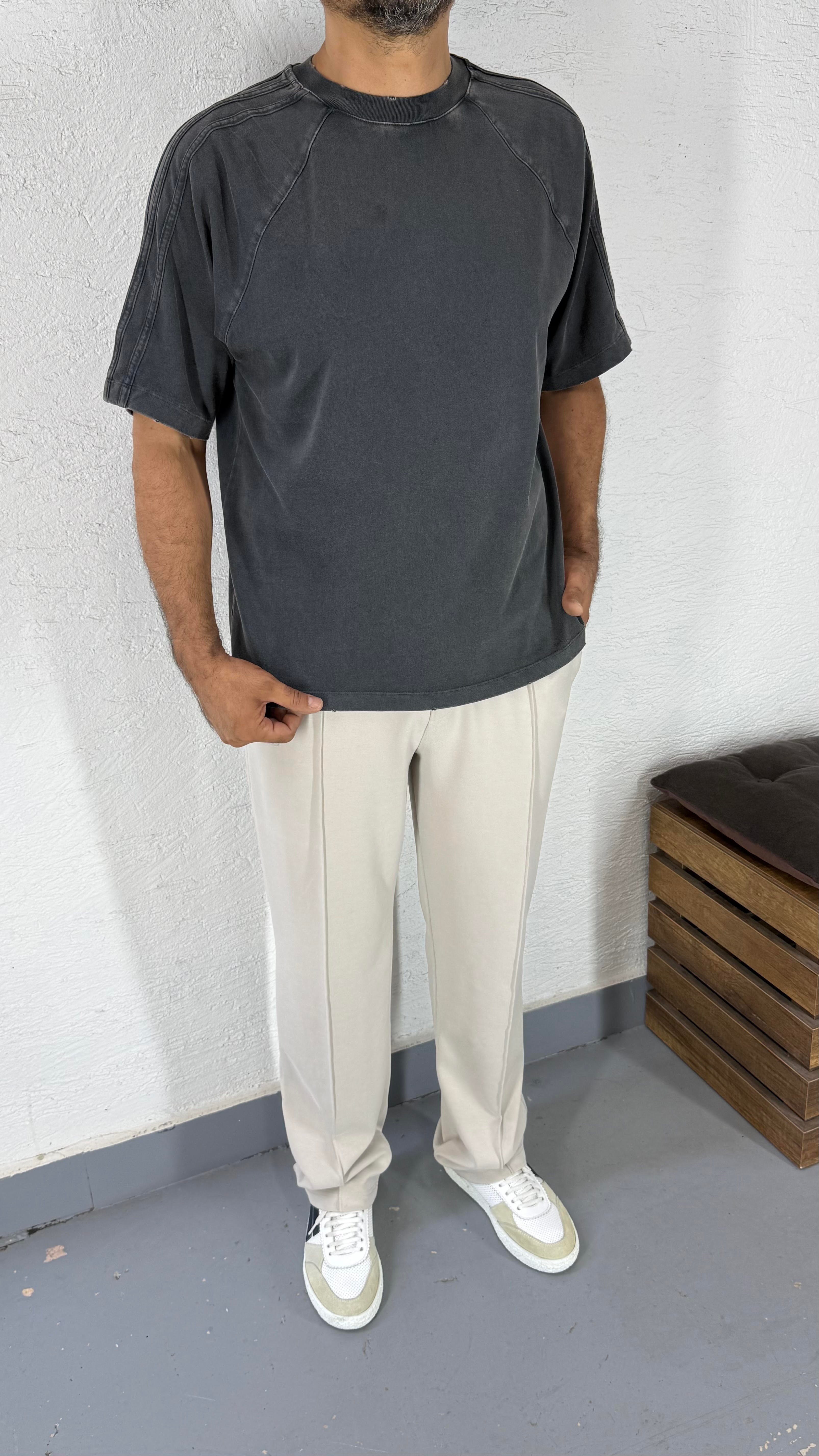 Oversize Yıkamalı Tshirt