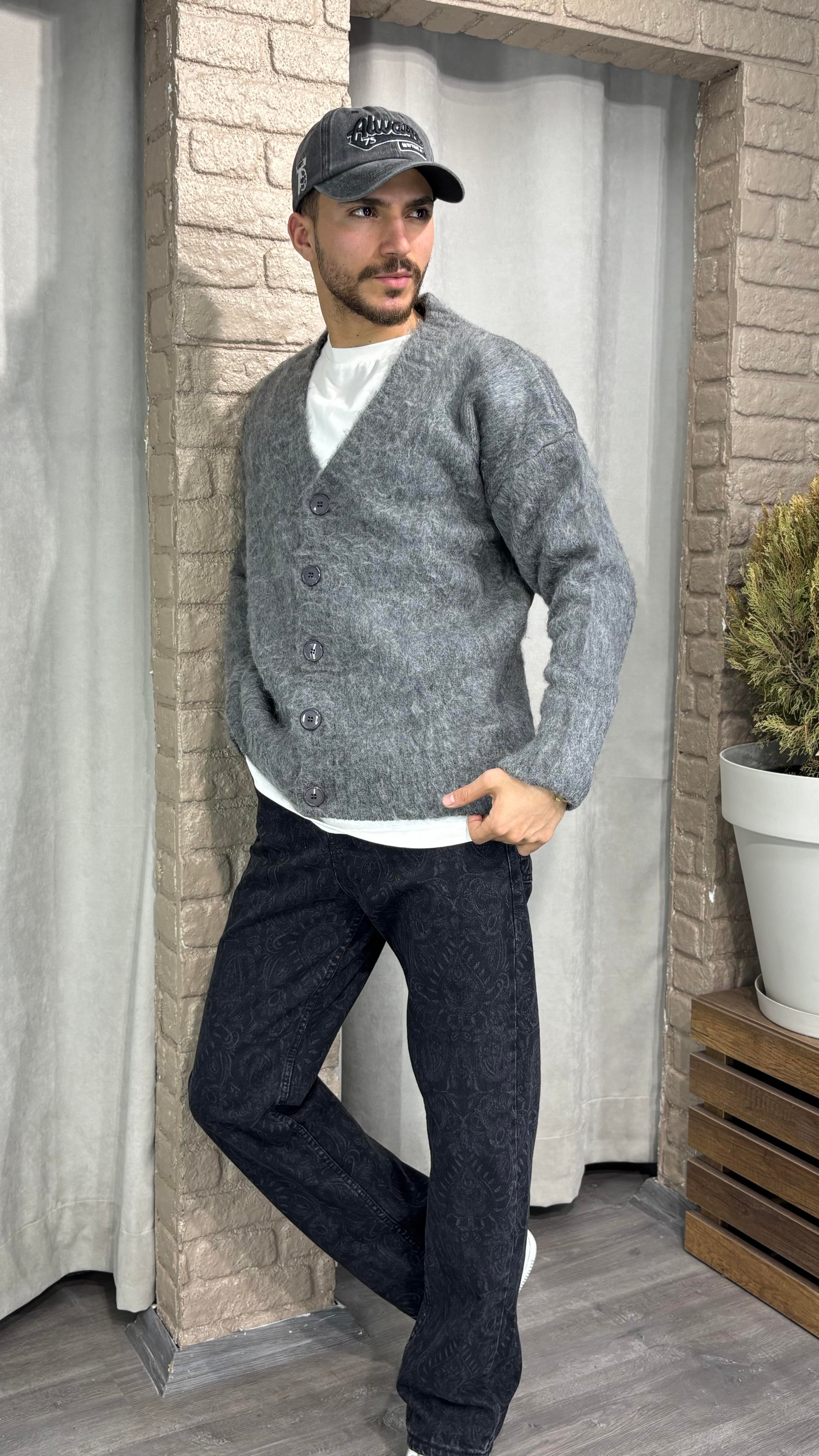 Oversize Yün Hırka