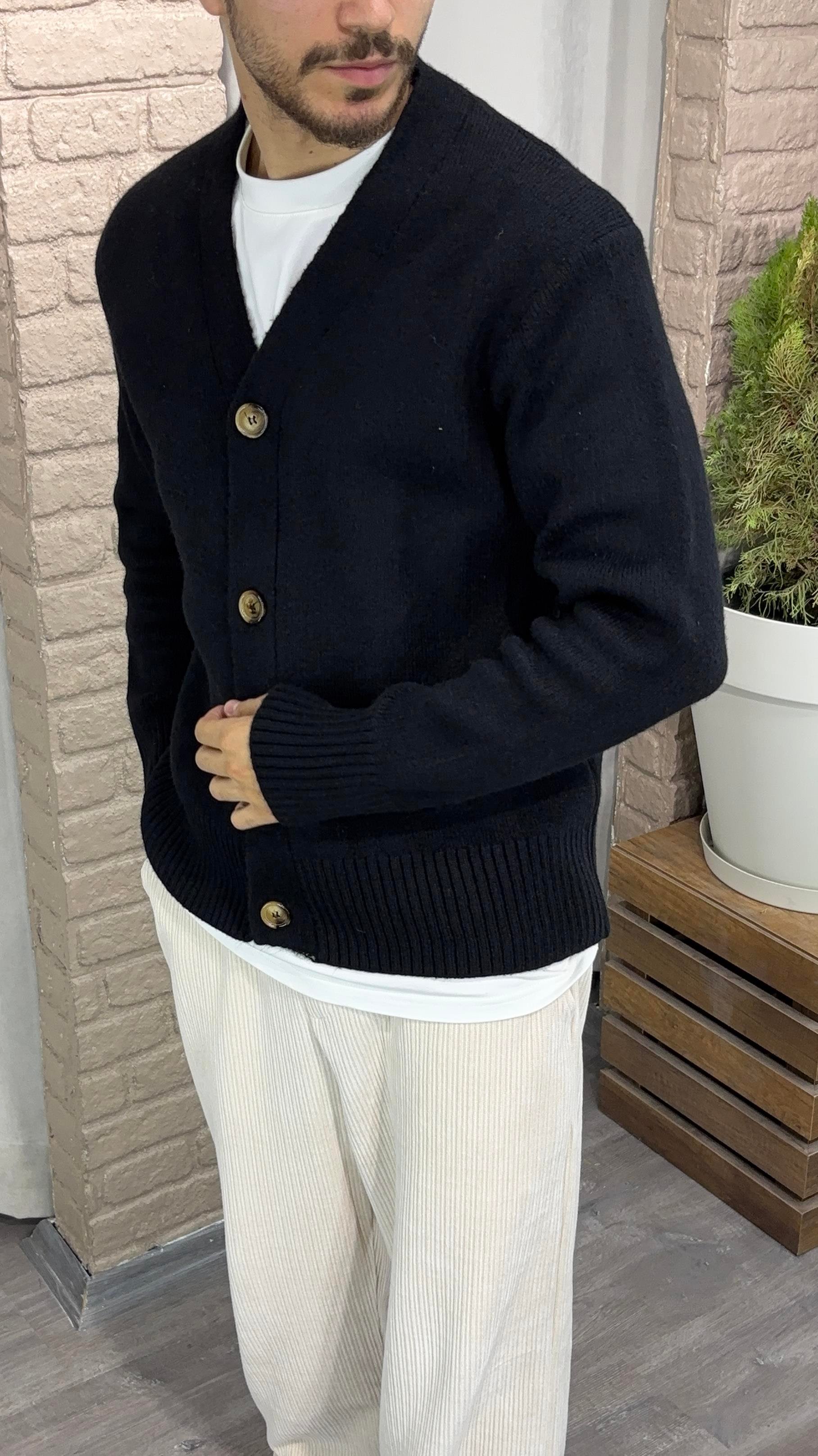 Oversize Yün Hırka