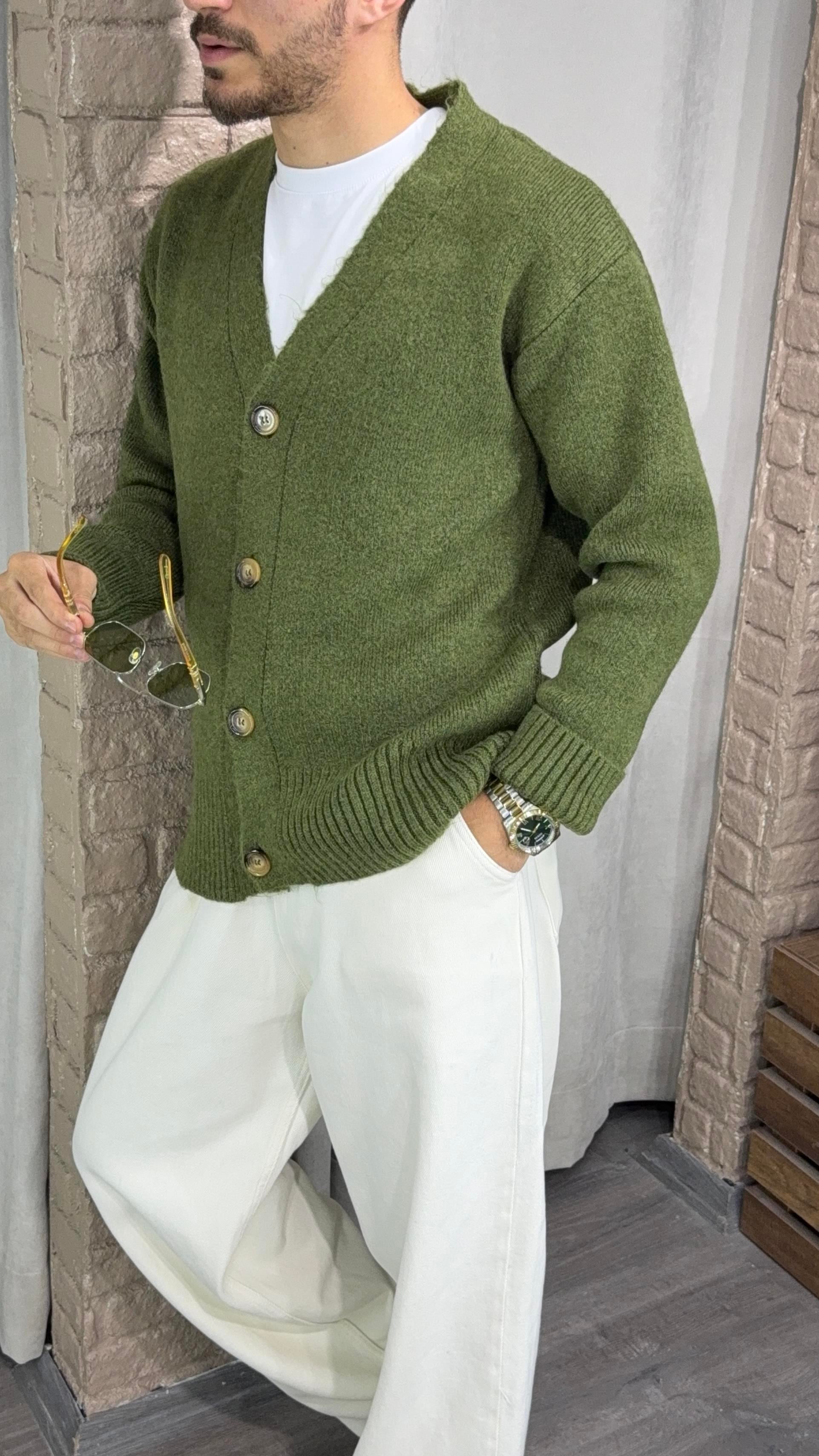 Oversize Yün Hırka