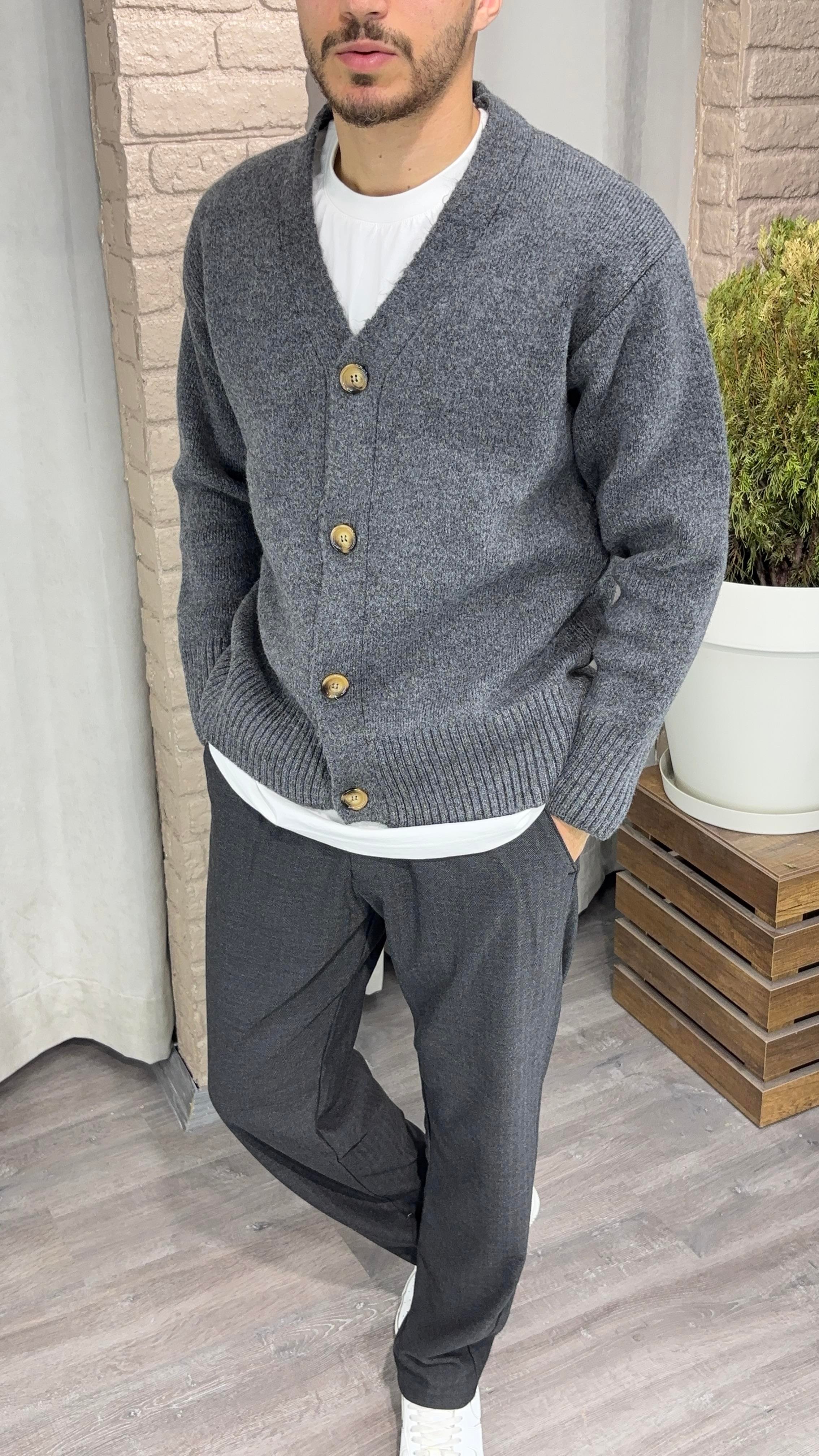 Oversize Yün Hırka