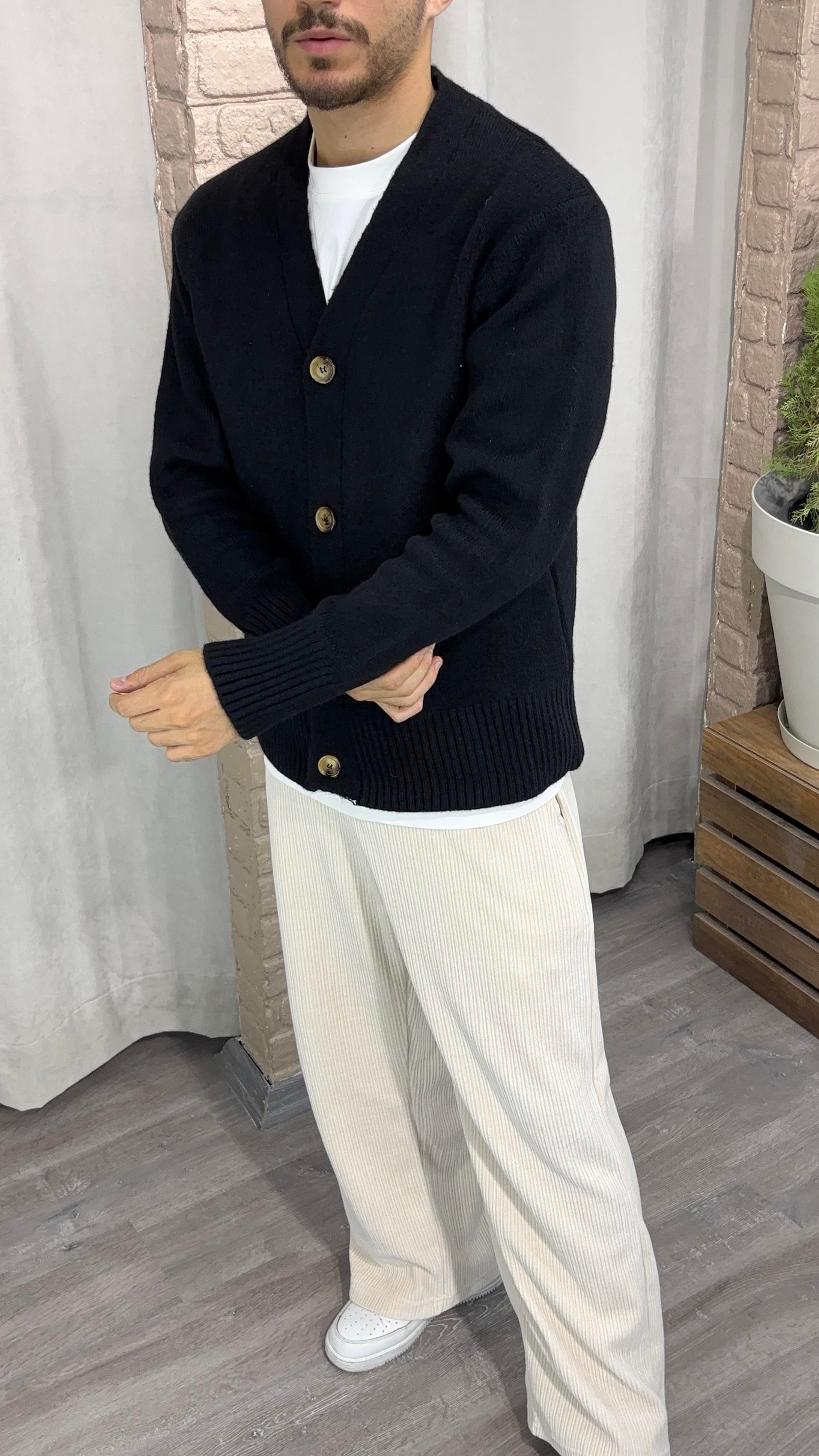Oversize Yün Hırka