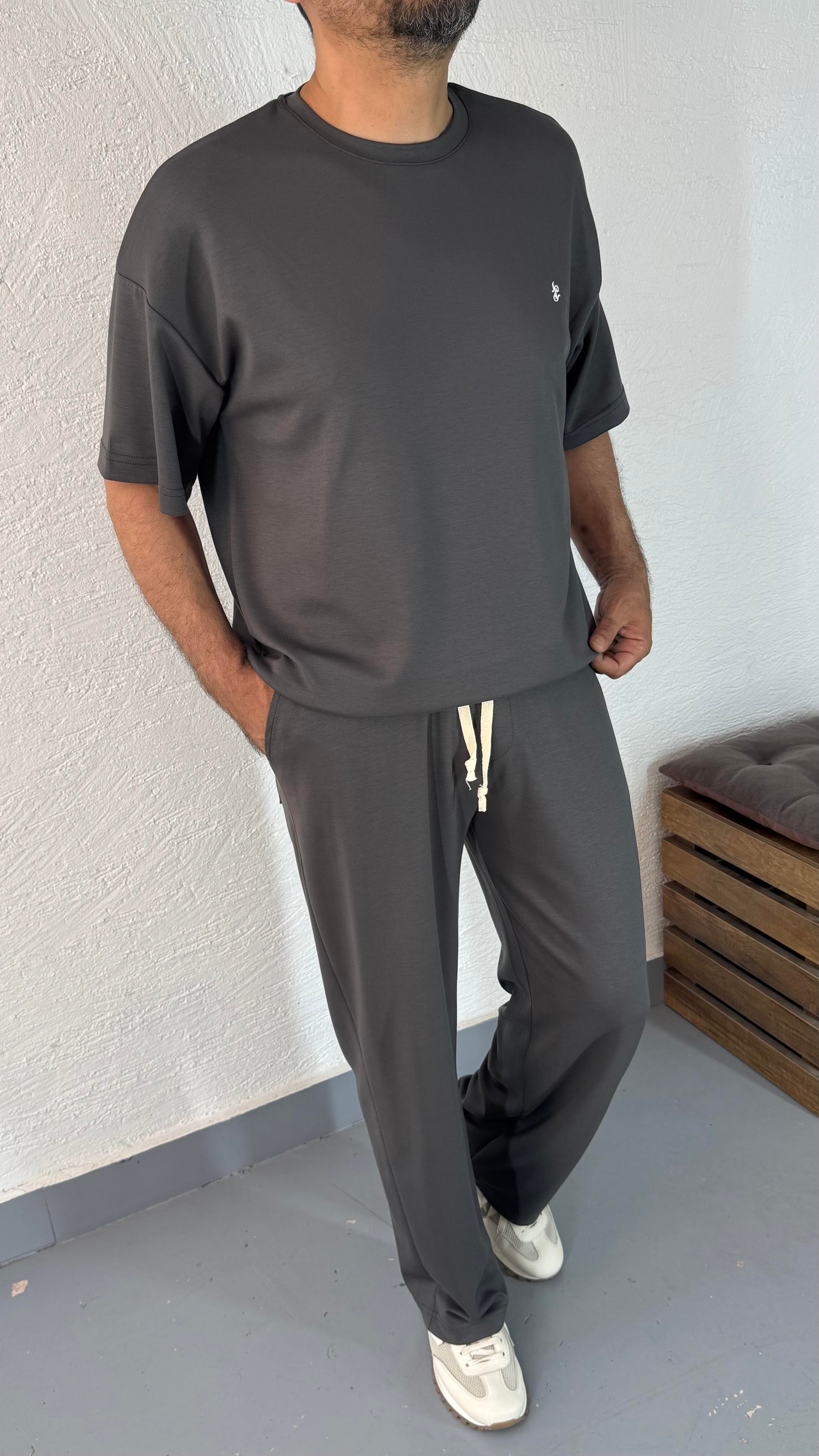 Oysho Oversize TShirt ve Baggy Eşofman Takım