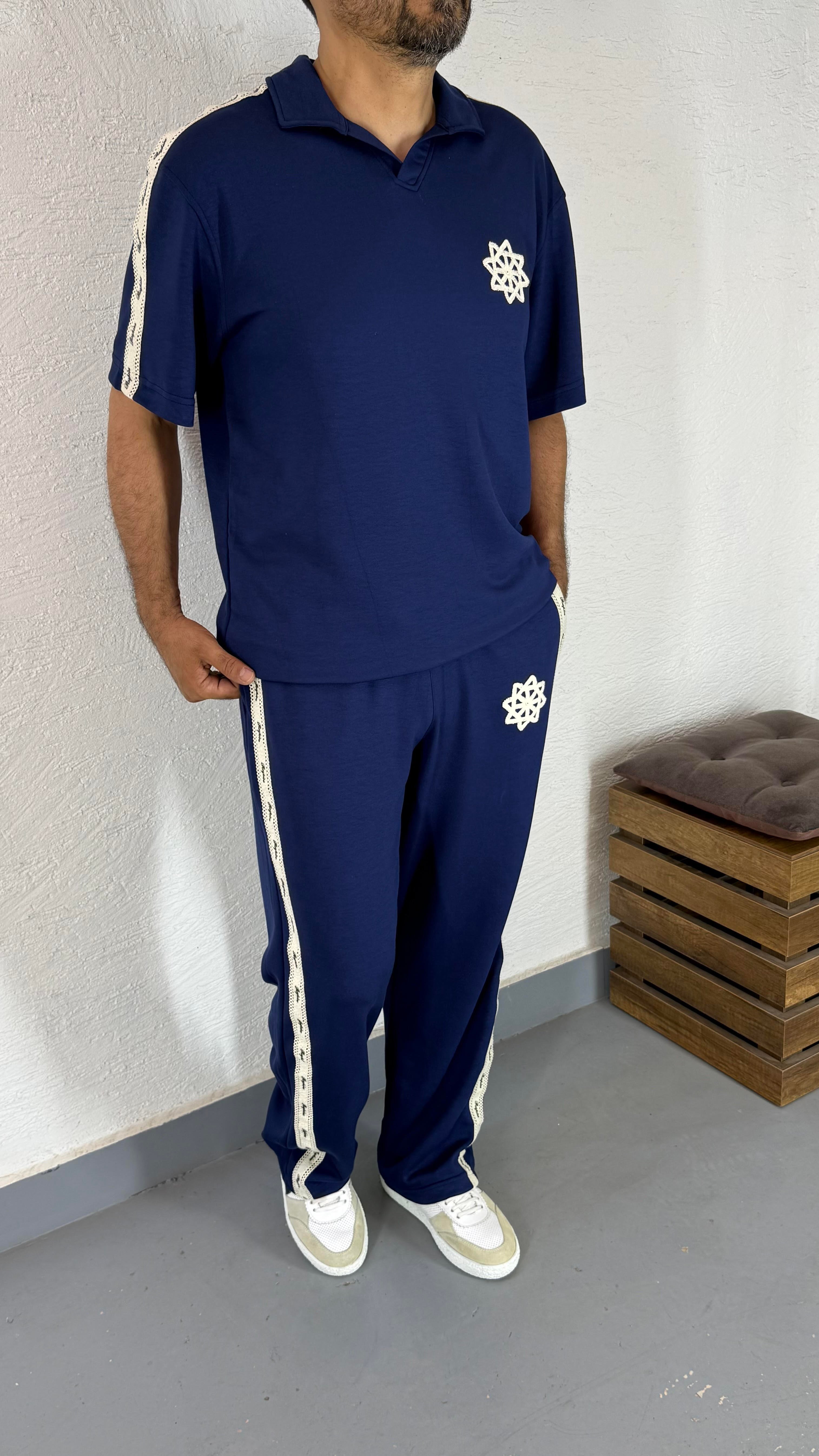 Polo Yaka TShirt ve Baggy Pantolon Takım