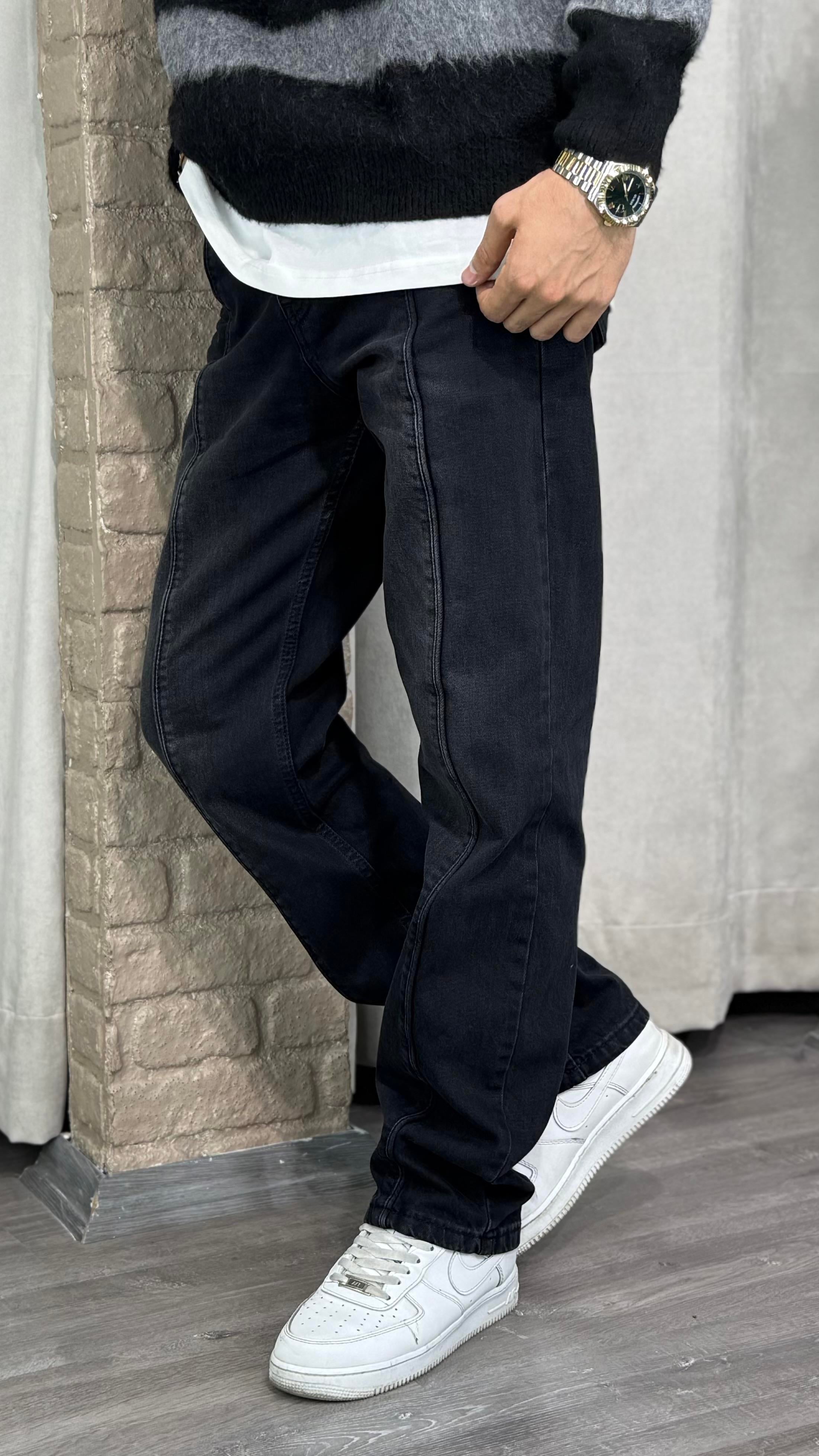 Regular Denim Detay Dikişli