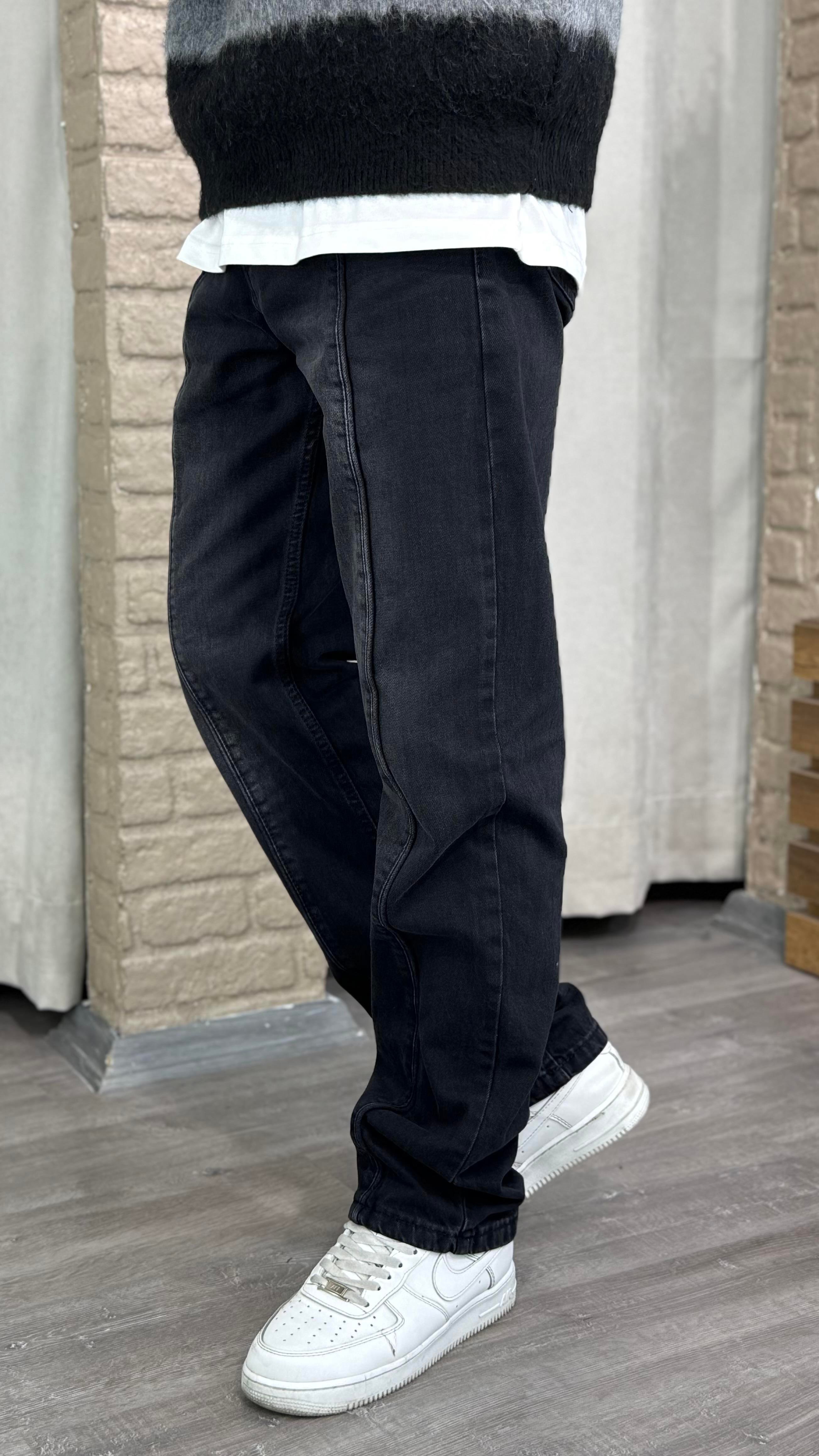 Regular Denim Detay Dikişli