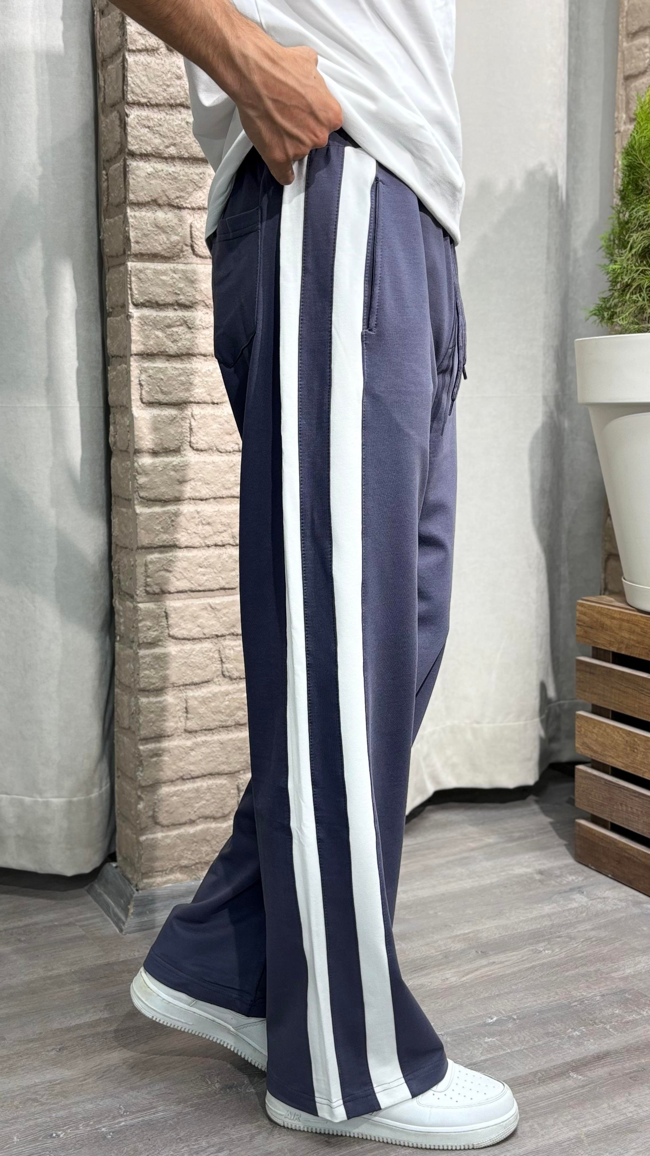 Şeritli Baggy Eşofman
