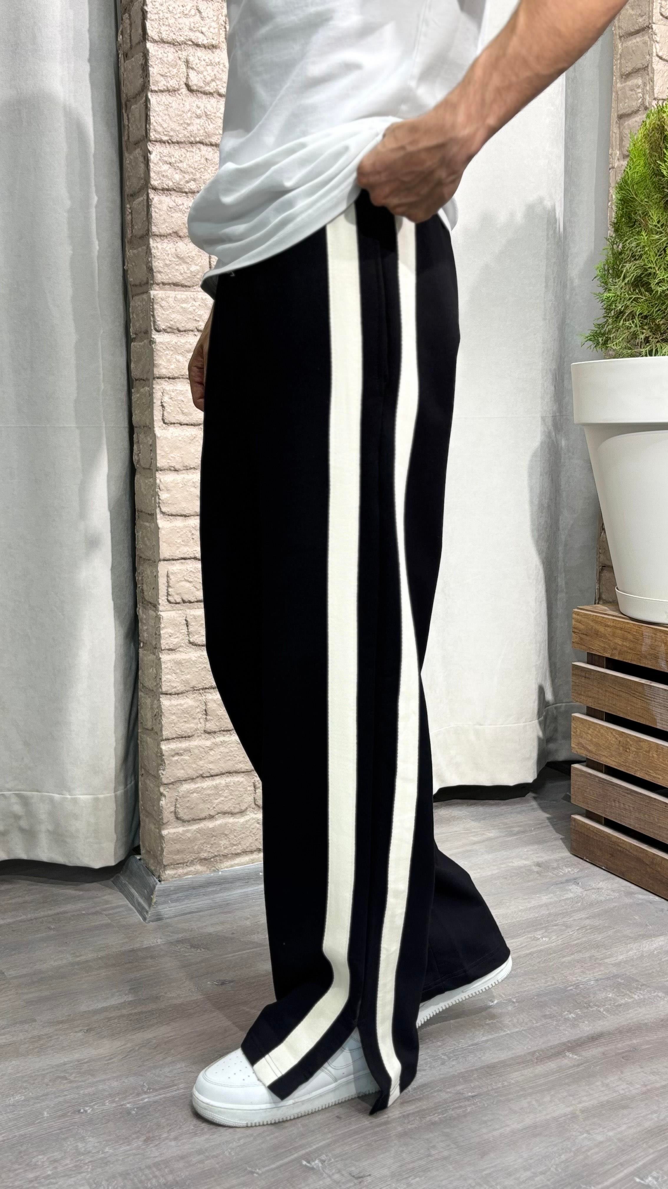 Şeritli Baggy Eşofman