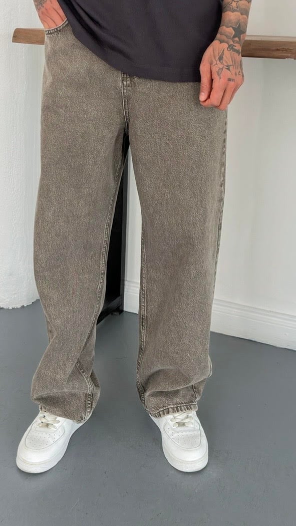 Süper Baggy Denim Pantolon