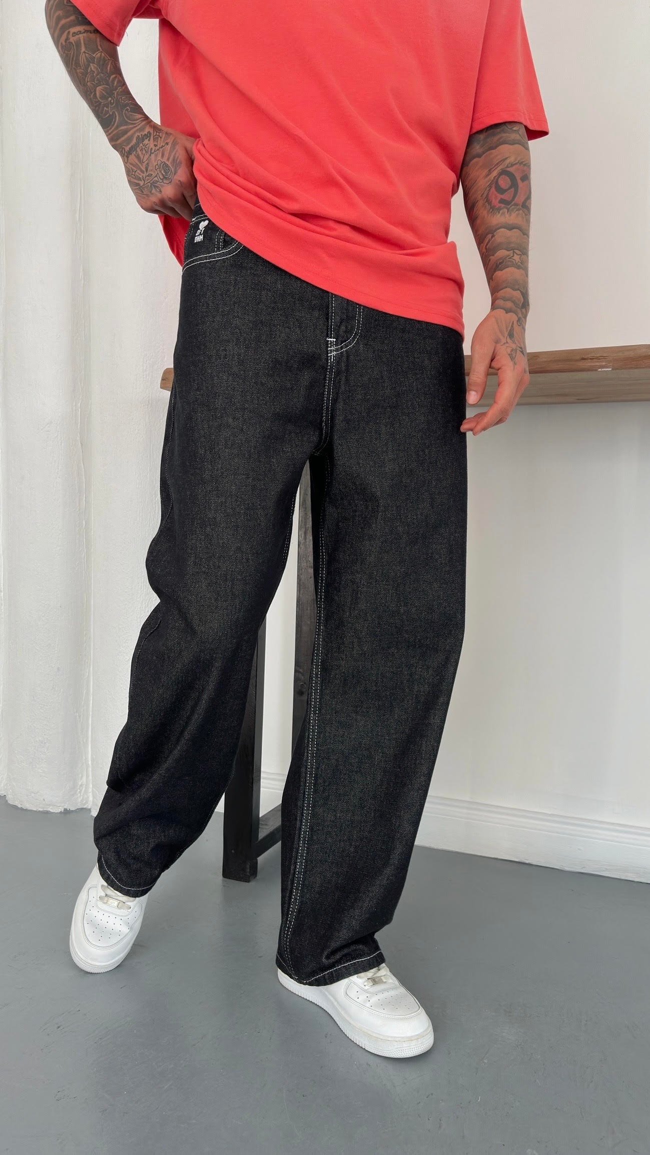Süper Baggy Denim Pantolon