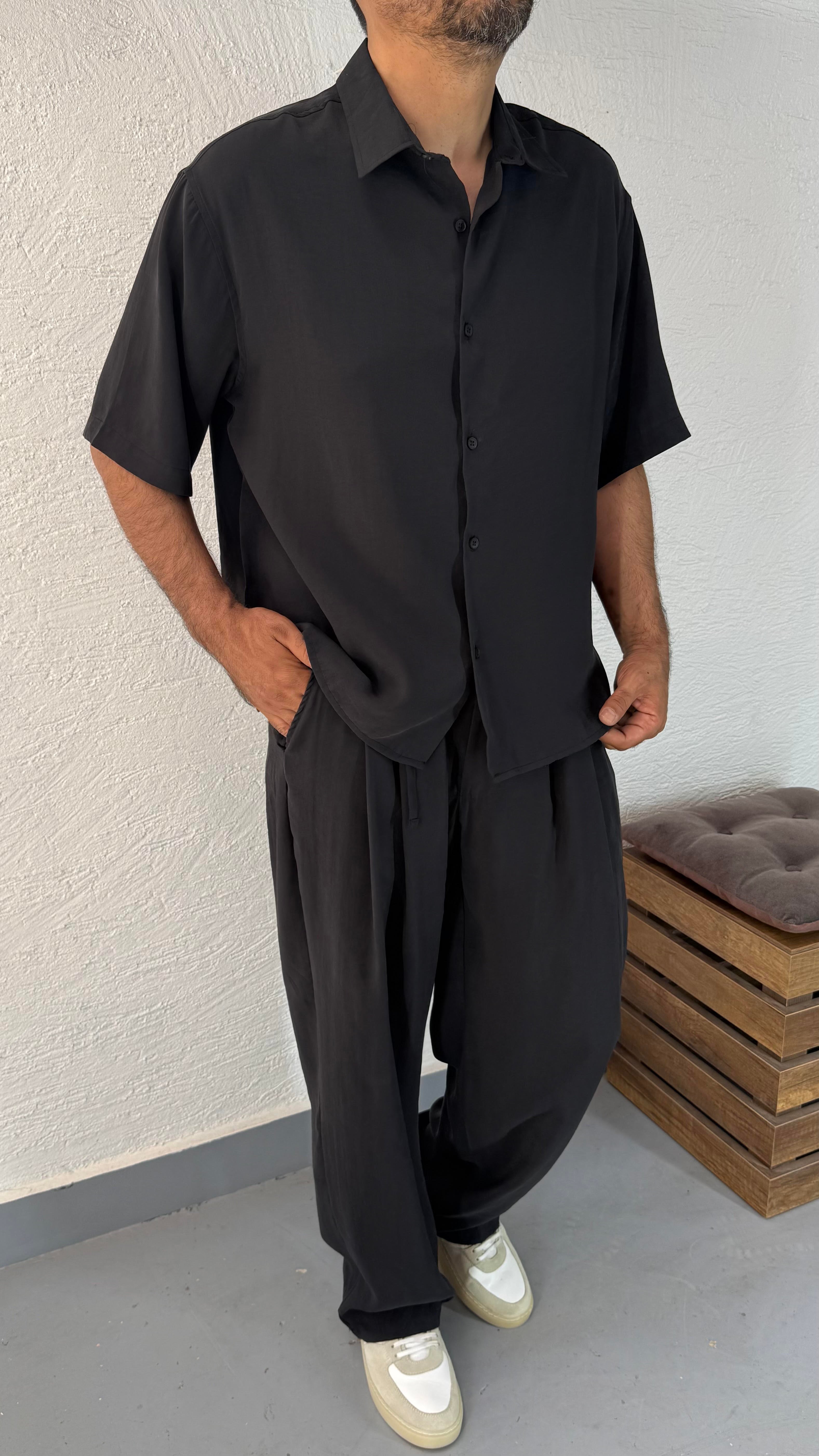 Tensel Oversize Gömlek