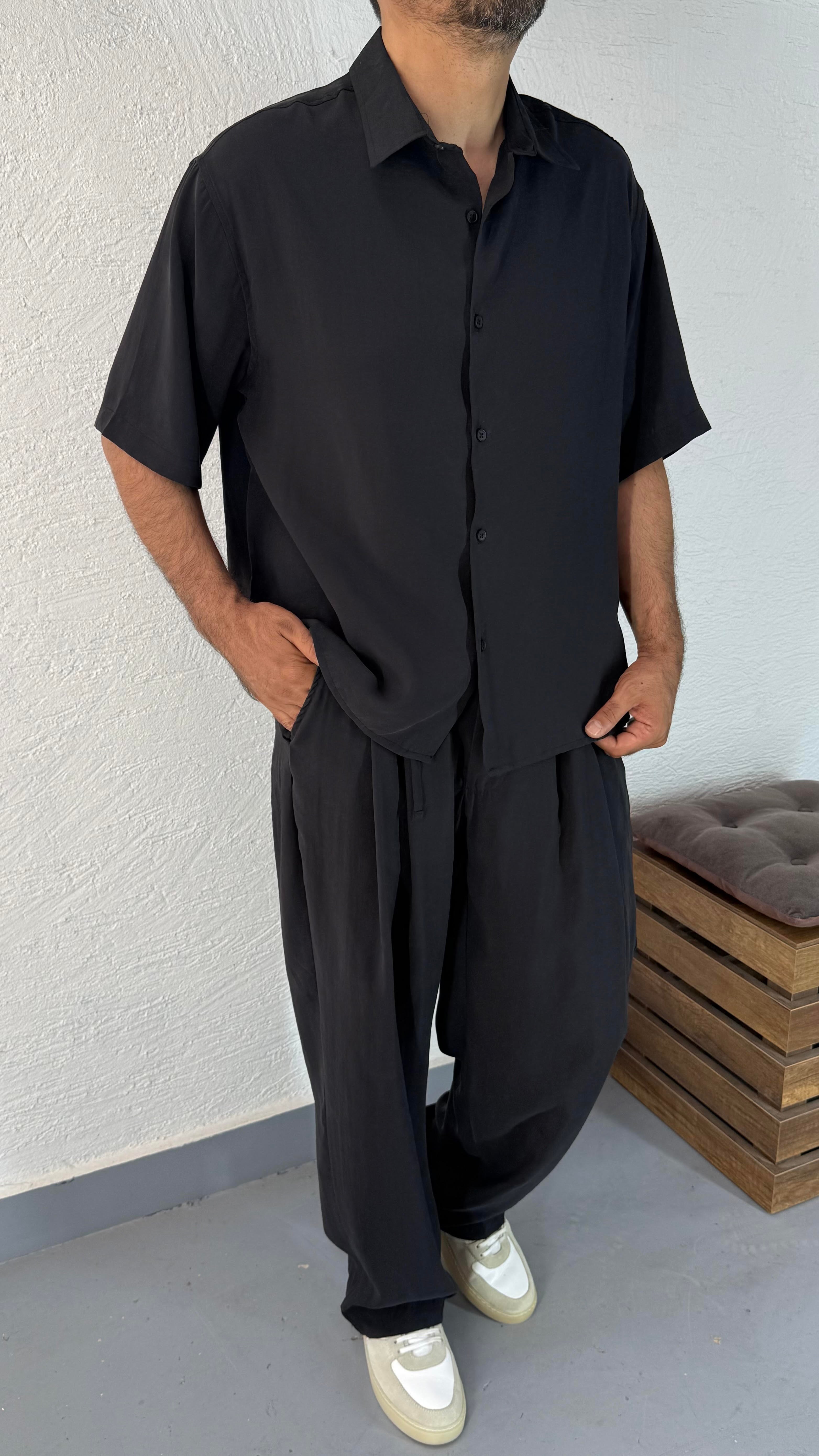 Tensel Oversize Gömlek