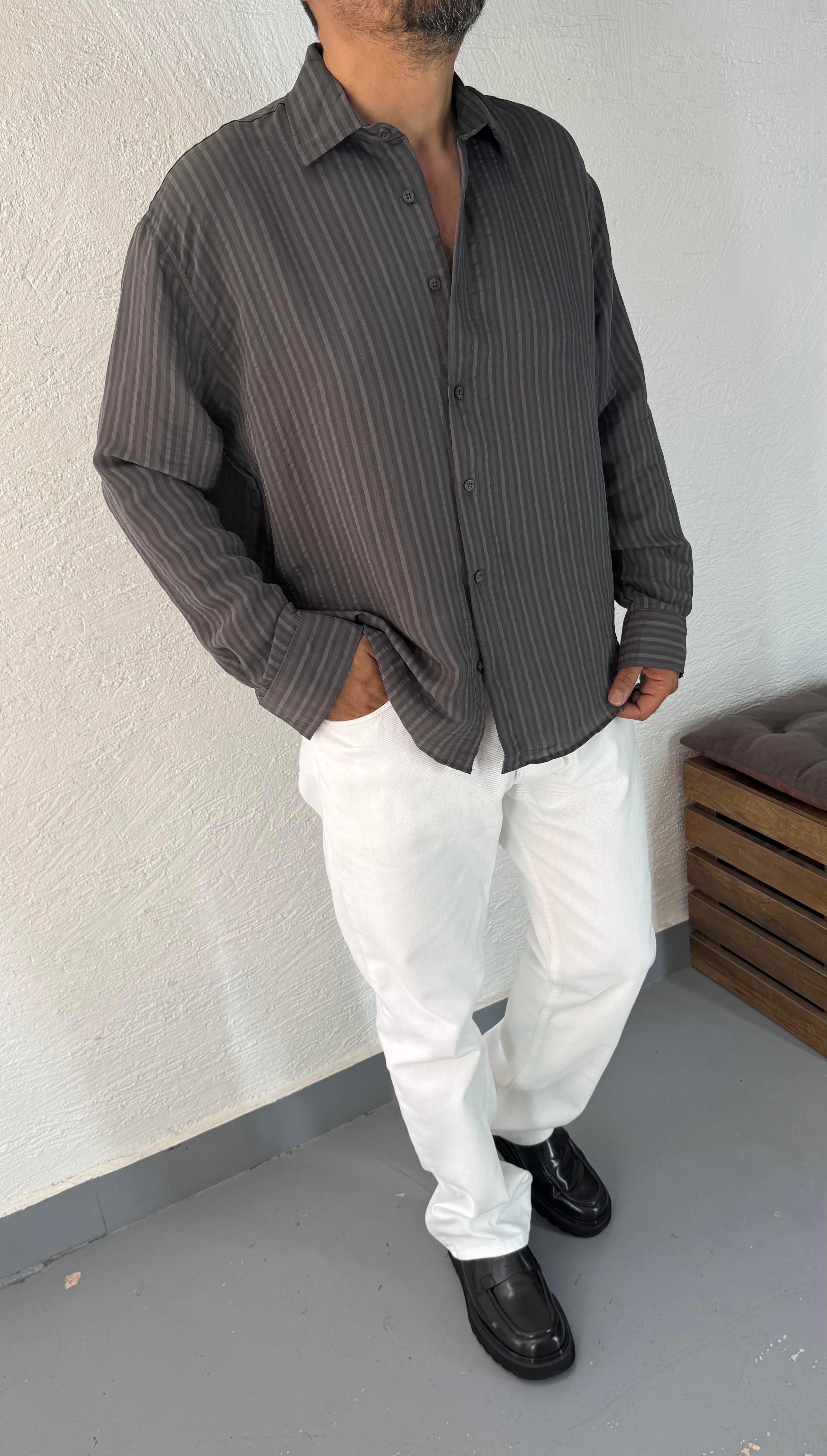 Tensel Oversize Gömlek