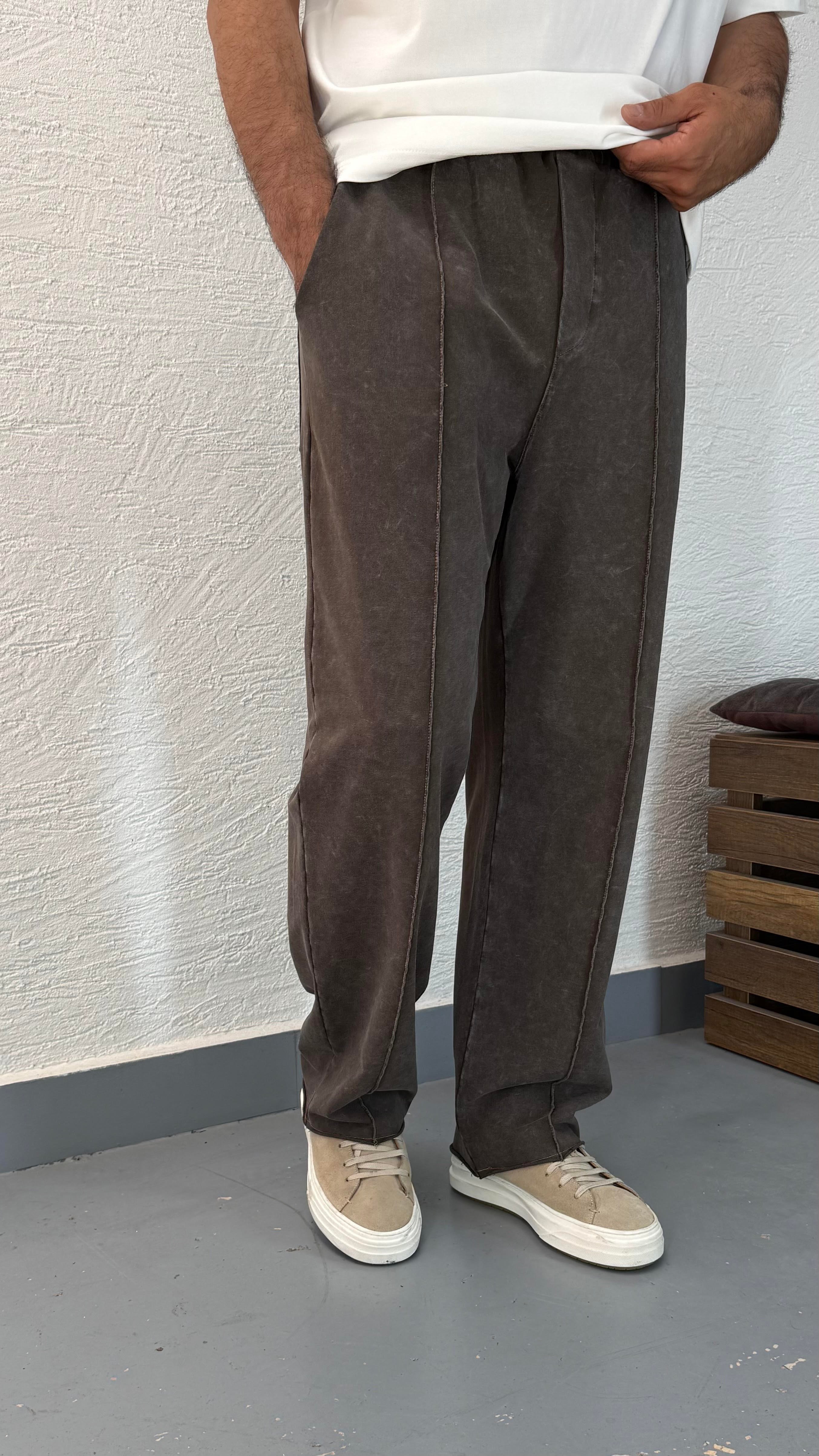Yıkamalı Baggy Bol  Eşofman