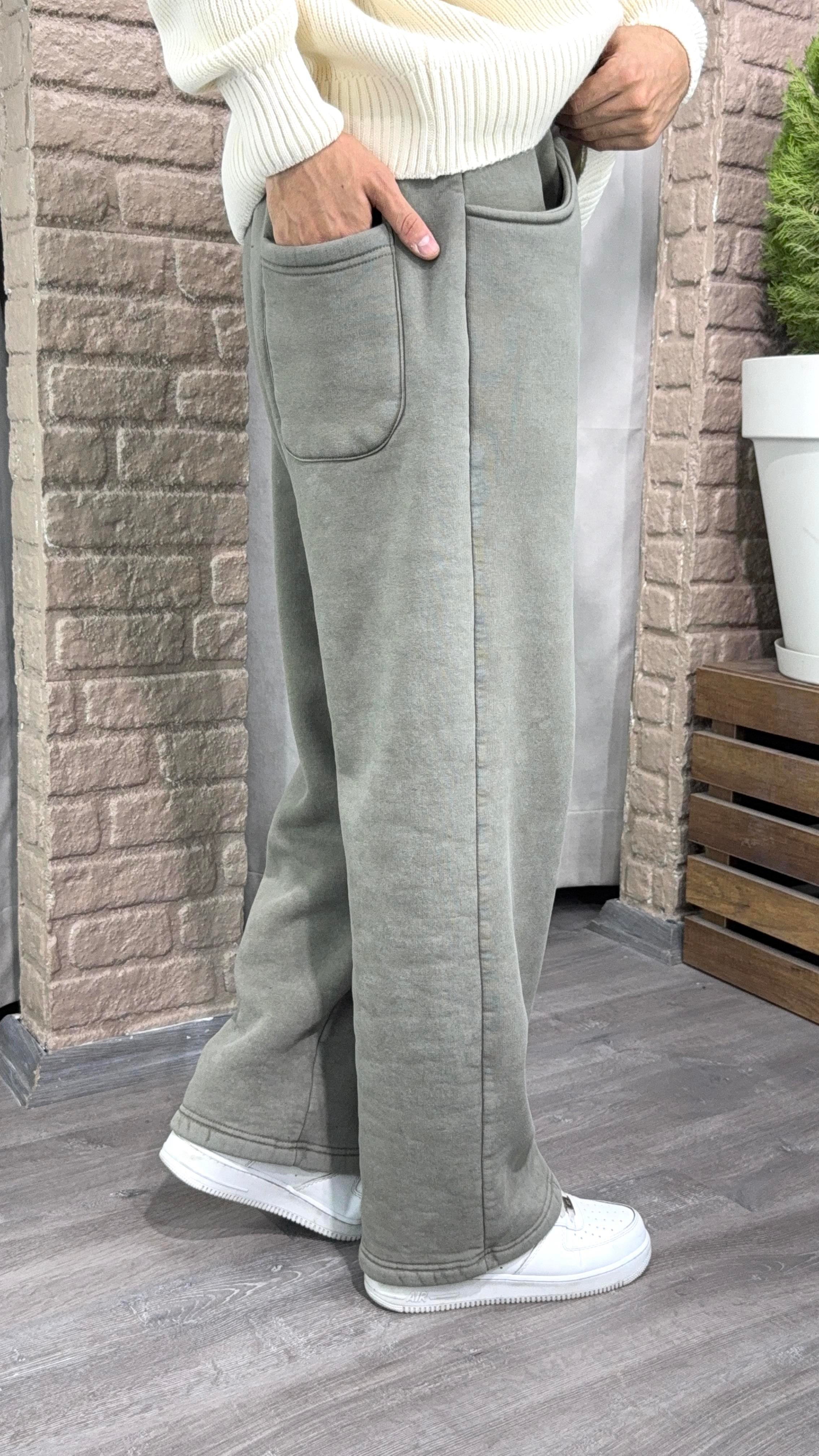 Yıkamalı Baggy Eşofman