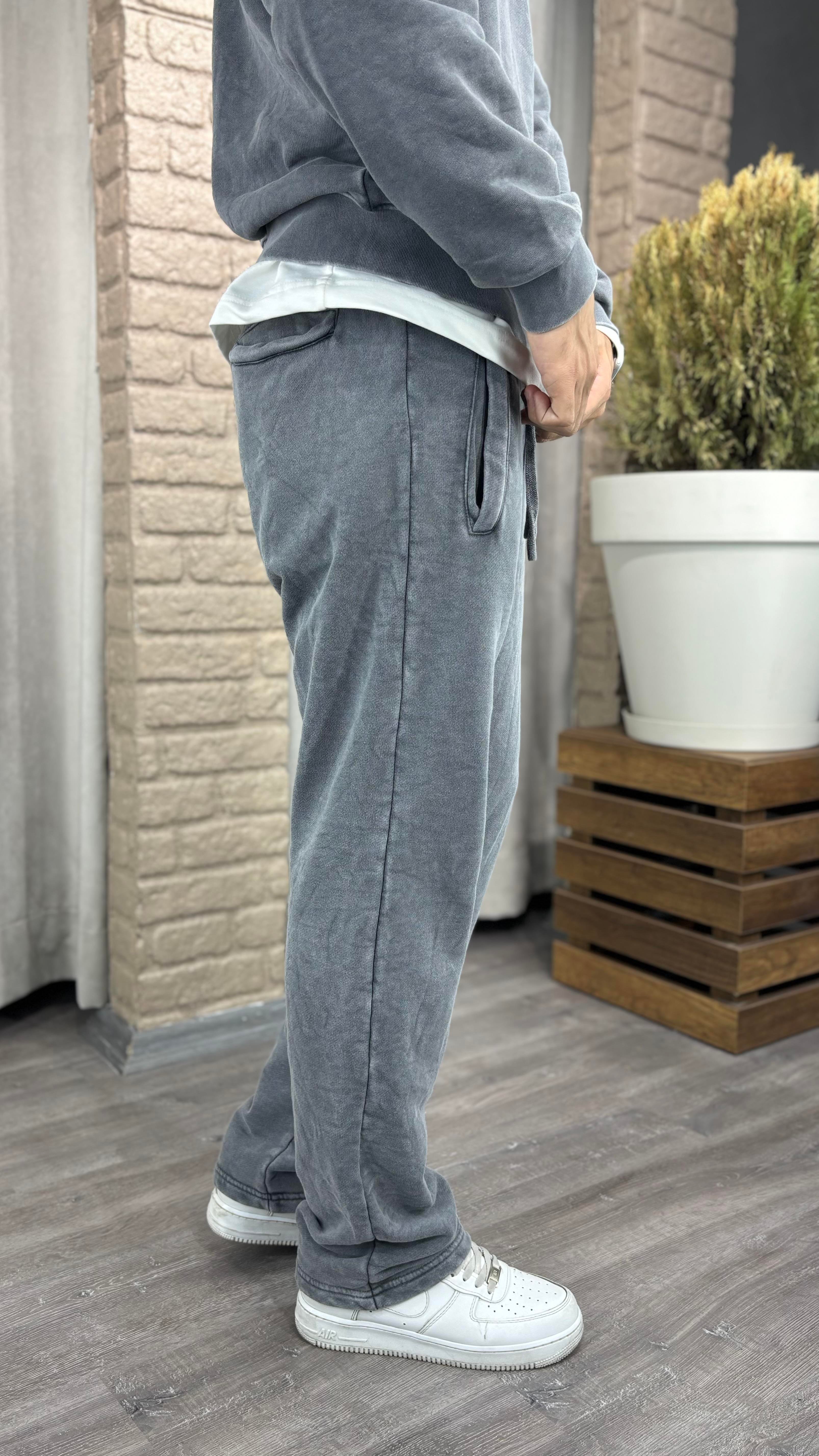 Yıkamalı Baggy Eşofman