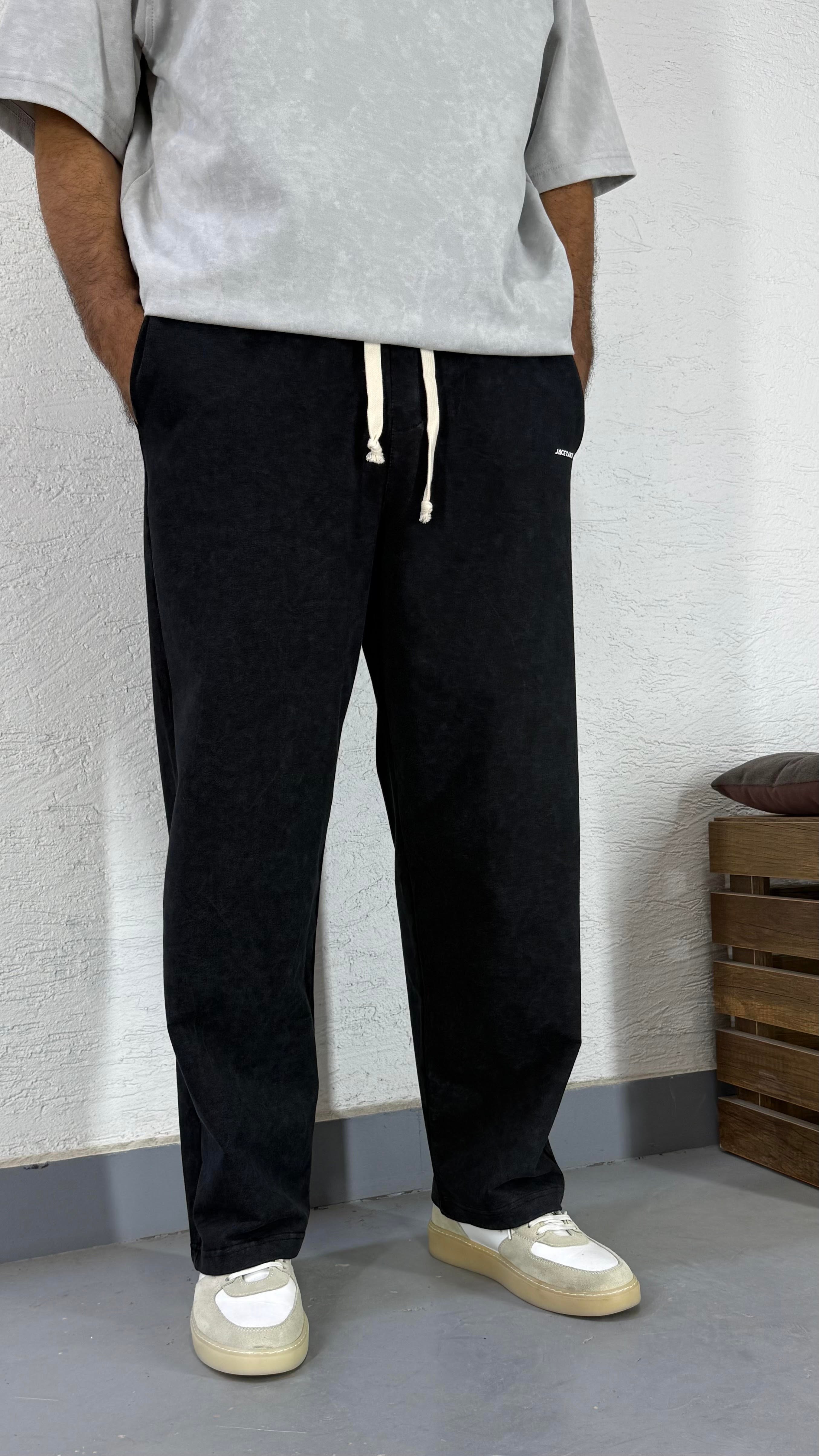 Yıkamalı Bol Baggy Eşofman