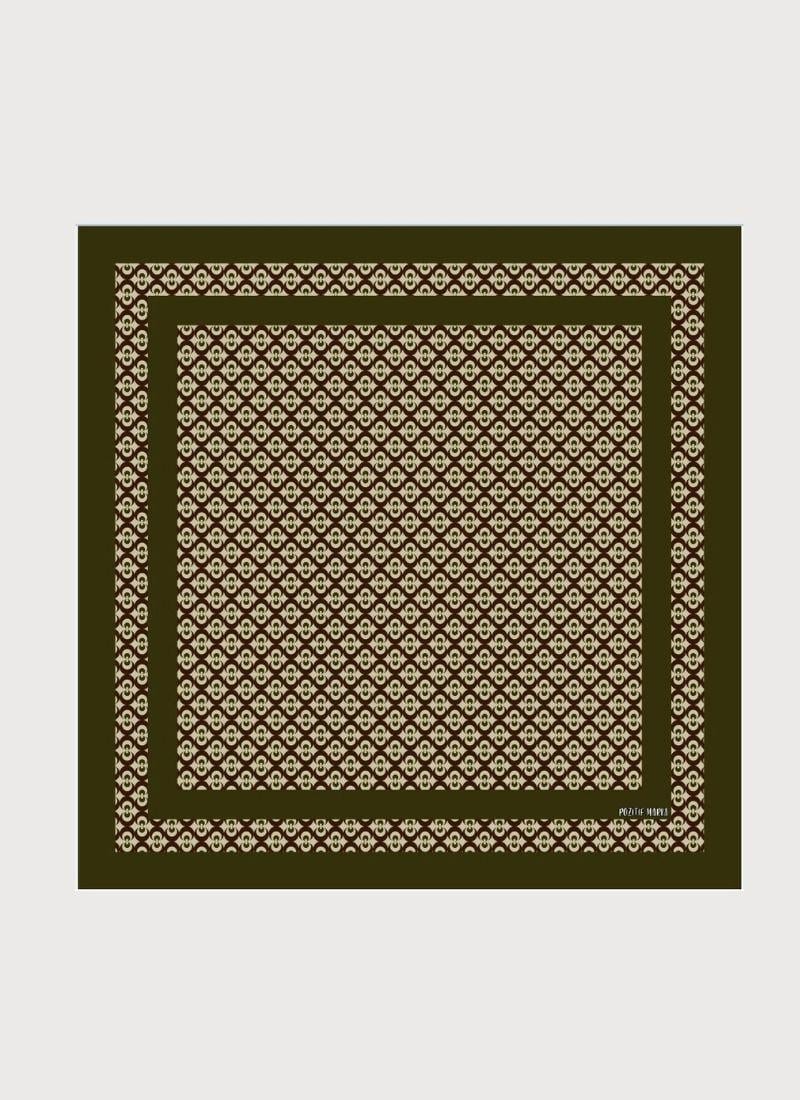 DENGE KOLEKSİYONU OSMANLI GEOMETRİK DESENLİ HAKİ EŞARP