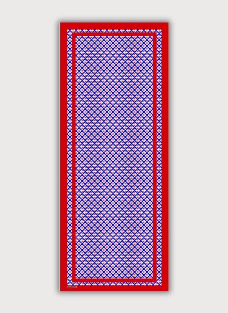DENGE KOLEKSİYONU OSMANLI GEOMETRİK DESENLİ TWİLL SATEN ŞAL