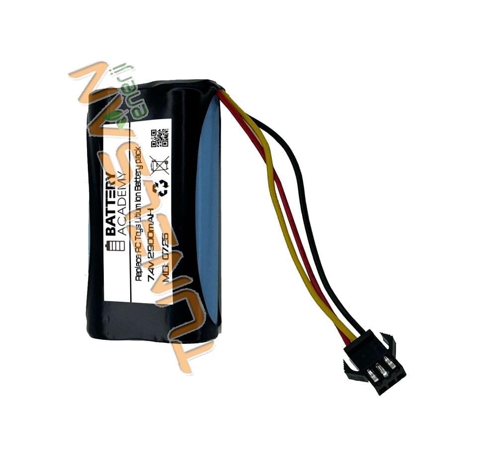 7.4v 2900mAH Siyah 3 Pin Soketli Oyuncak Pili