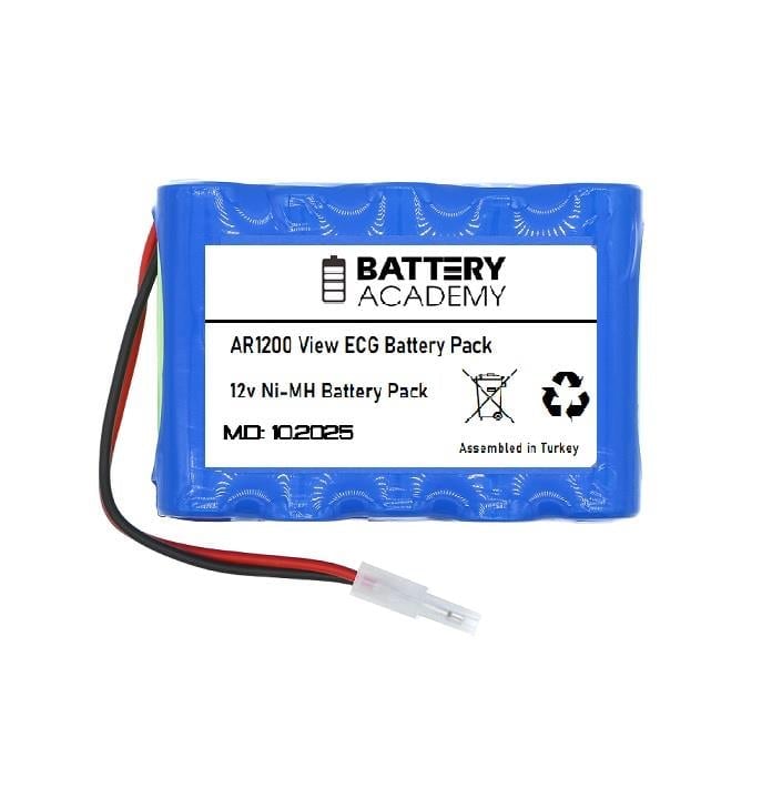 Cardioline AR1200 View EKG Cihazı için Battery Academy Marka Medikal Batarya