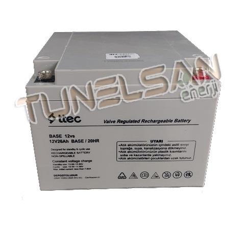Fanem IT Küvöz için Ttec 12V 26Ah Base Bakımsız Kuru Akü