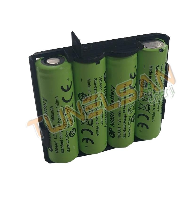 GP Pilli Compex Batarya 4.8V 1800mAH Şarjlı Batarya Seti