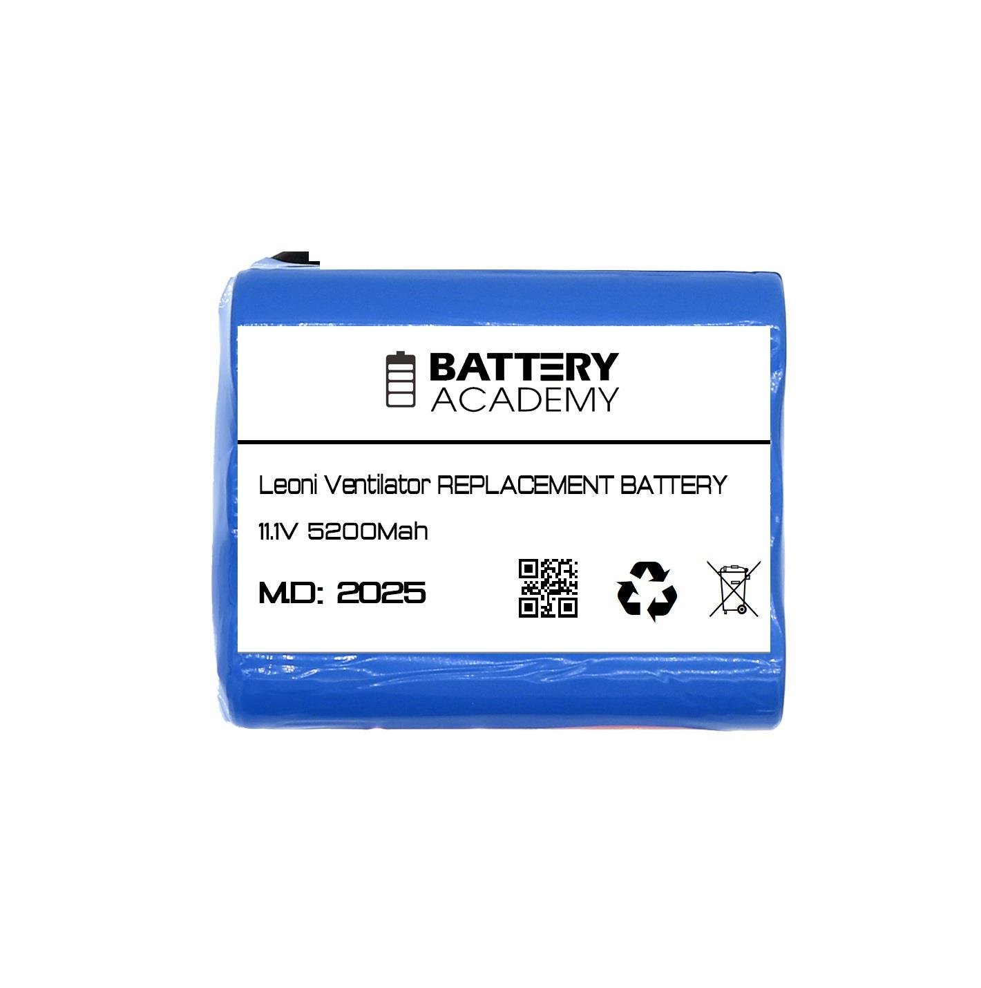 Lowenstein Leoni plus Respirator Cihazı için Battery Academy Marka Medikal Batarya
