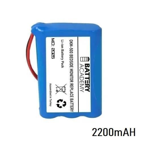 Okuman OKM-500 Hastabaşı Monitör için Uyumlu 11.1v 2200MAH Medikal Batarya