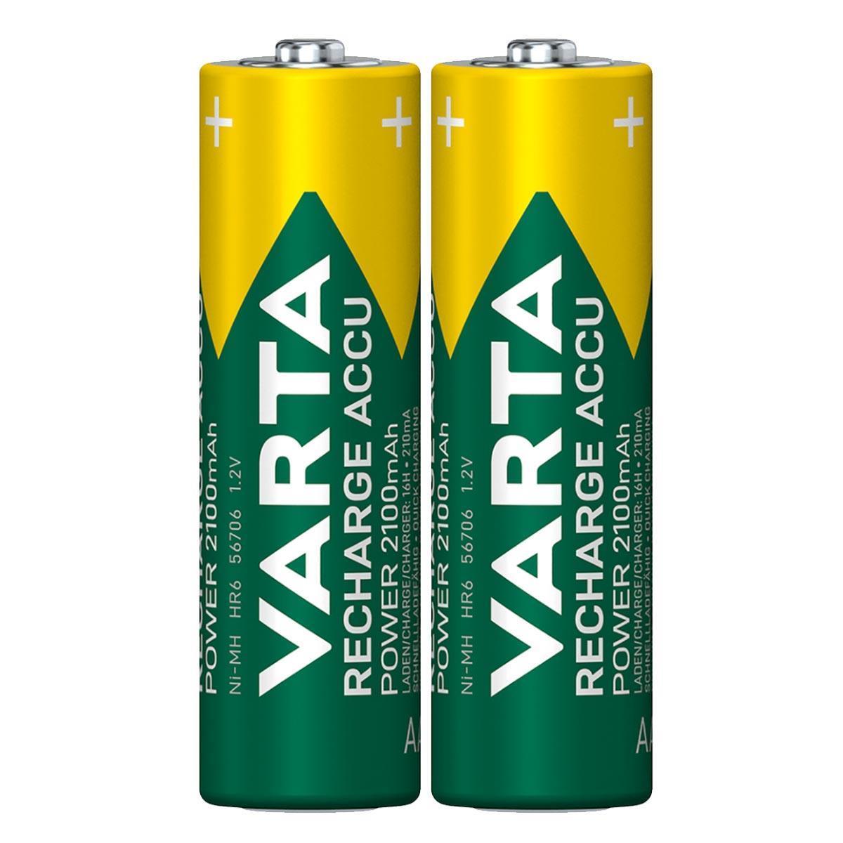 Varta 56706 Power 2100mAh AA Şarj Edilebilir Kalem Pil 2li Paket