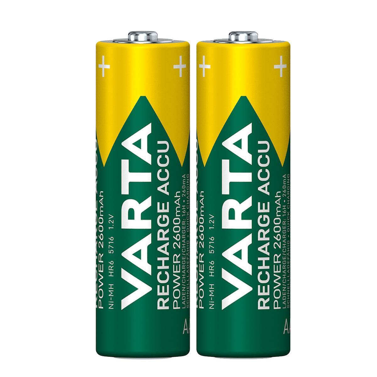 Varta 5716 Power 2600mAh AA Şarj Edilebilir Kalem Pil 2li Paket