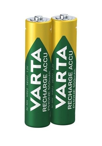 Varta 58397 Phone 550mAh AAA Şarj Edilebilir İnce Kalem Pil 2li Paket