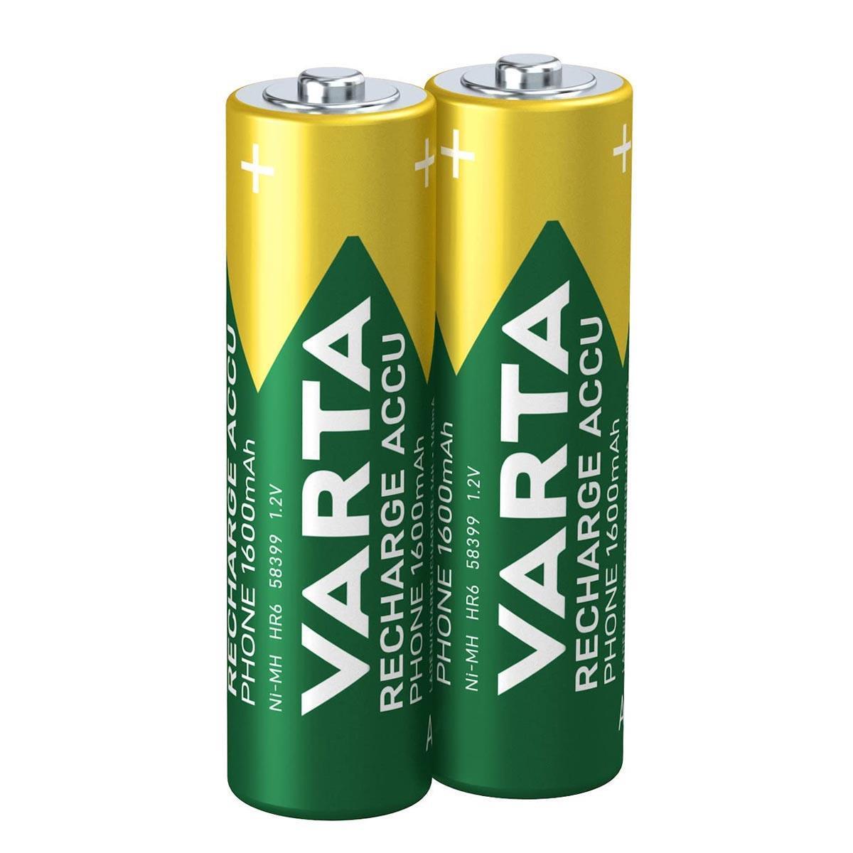 Varta 58399 Phone 1600mAh AA Şarj Edilebilir Kalem Pil 2li Paket