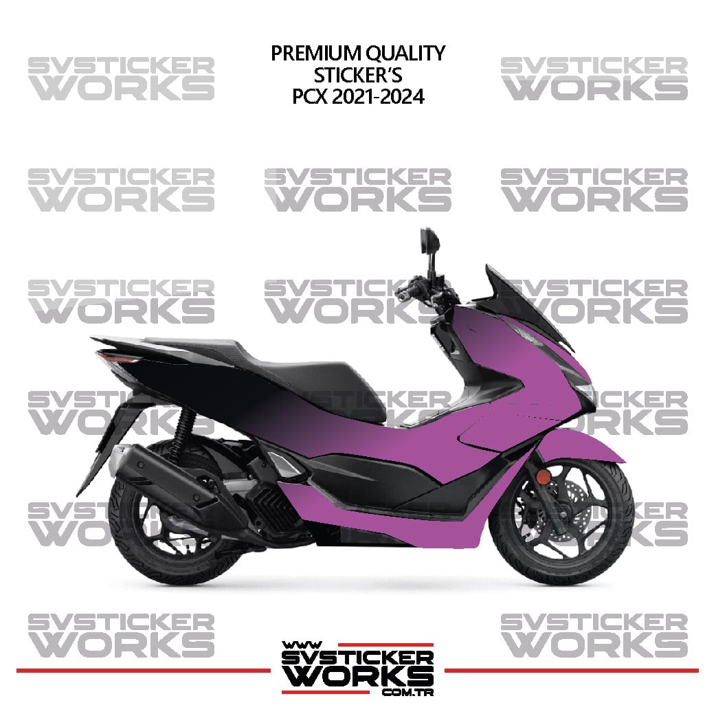 SVSTICKERWORKS HONDA PCX 2025 Kaplama Sticker Çift Renk Motor Kaplama Modeli Hazır Kit Yüksek Kalite HONDA PCX 2025 Kaplama Sticker Çift Renk Motor Kaplama Modeli Hazır Kit Yüksek Kalite