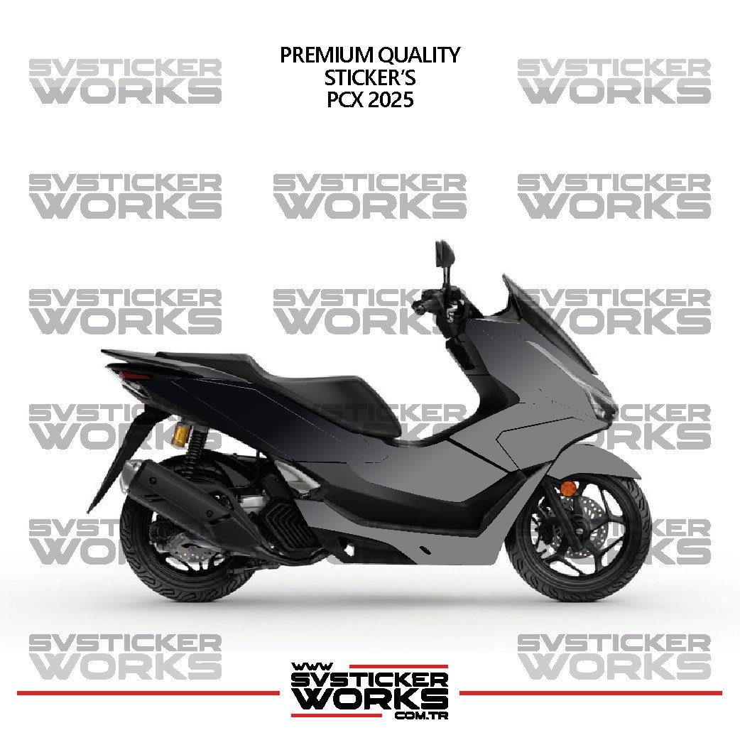 SVSTICKERWORKS HONDA PCX 2025 Kaplama Sticker Çift Renk Motor Kaplama Modeli Hazır Kit Yüksek Kalite HONDA PCX 2025 Kaplama Sticker Çift Renk Motor Kaplama Modeli Hazır Kit Yüksek Kalite