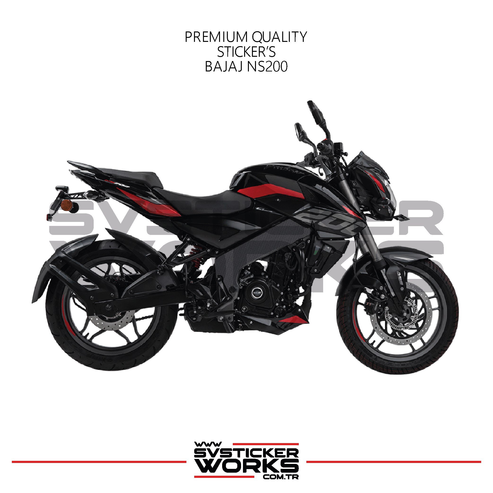 SVSTICKERWORKSBajaj Ns200 Orta Şase Karbon Kaplama Sticker Etiket Modeli Bajaj Ns200 Orta Şase Karbon Kaplama Sticker Etiket Modeli 