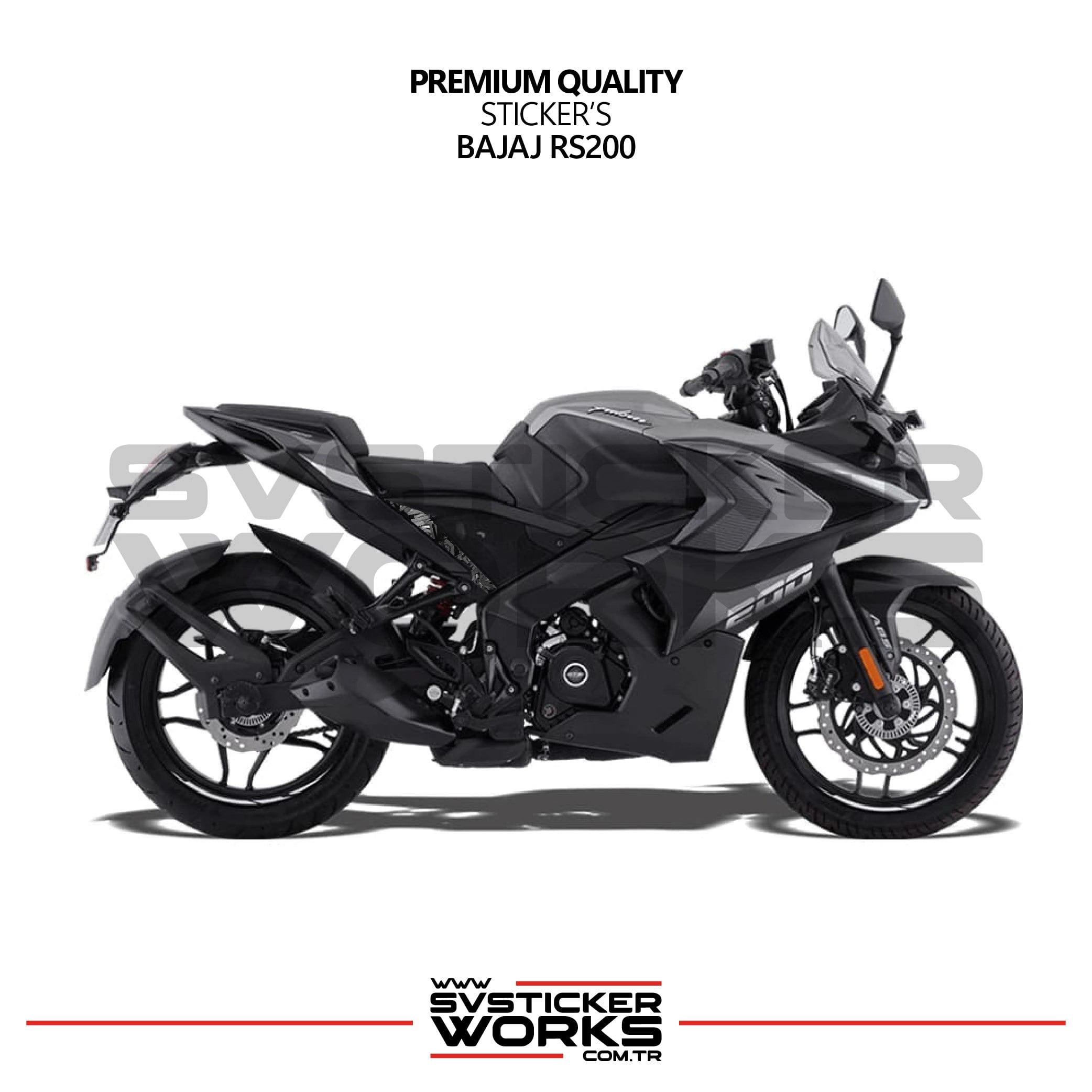 SVSTICKERWORKSBajaj RS200 Forged Kaplama Etiket Sticker Modeli Orta Plastik YanıBajaj RS200 Forged Kaplama Etiket Sticker Modeli Orta Plastik YanıRS200