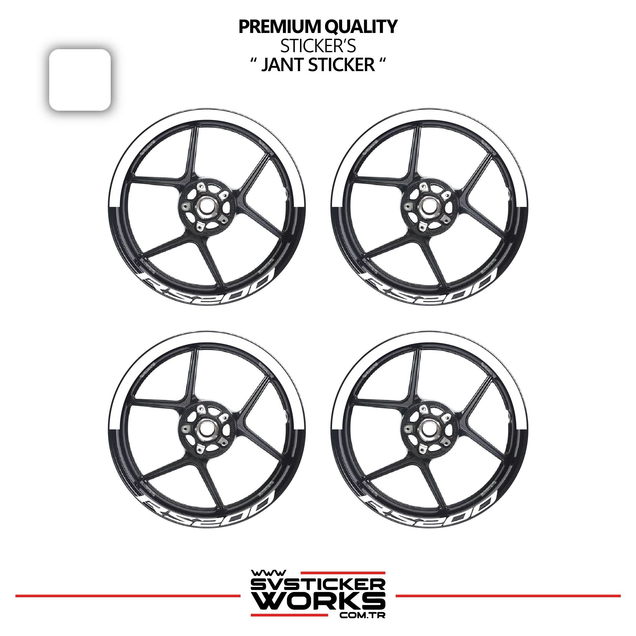 SVSTICKERWORKSBajaj RS200 Jant Şeridi – Yarım Jant Kaplama & RS200 Yazı Sticker SetiBajaj RS200 Jant Şeridi – Yarım Jant Kaplama & RS200 Yazı Sticker SetiJant Sticker