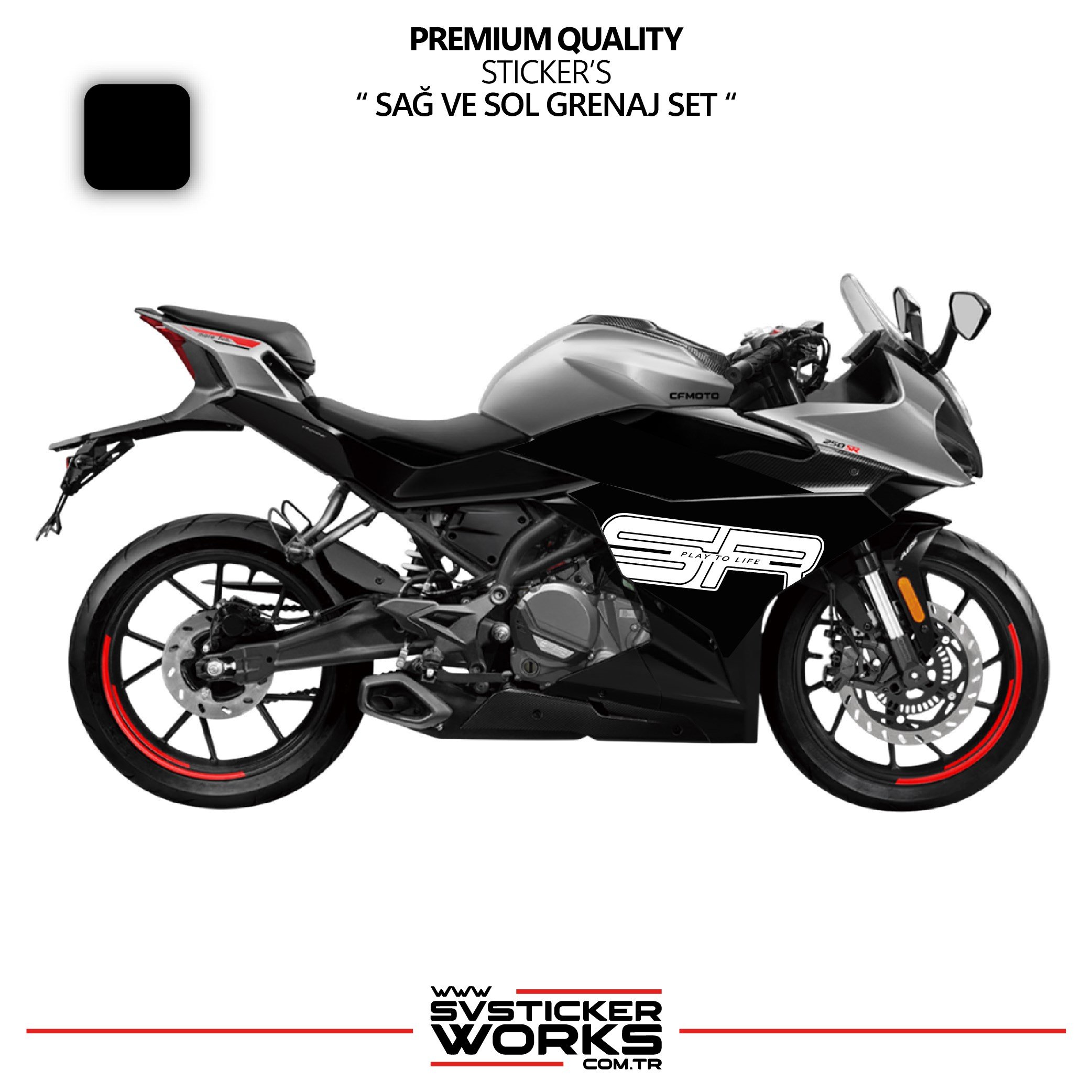 SVSTICKERWORKSCFMOTO 250SR Grenaj Sticker Sağ Sol Set Yüksek Kalite Sticker Etiket ModeliCFMOTO 250SR Grenaj Sticker Sağ Sol Set Yüksek Kalite Sticker Etiket Modeli250SR