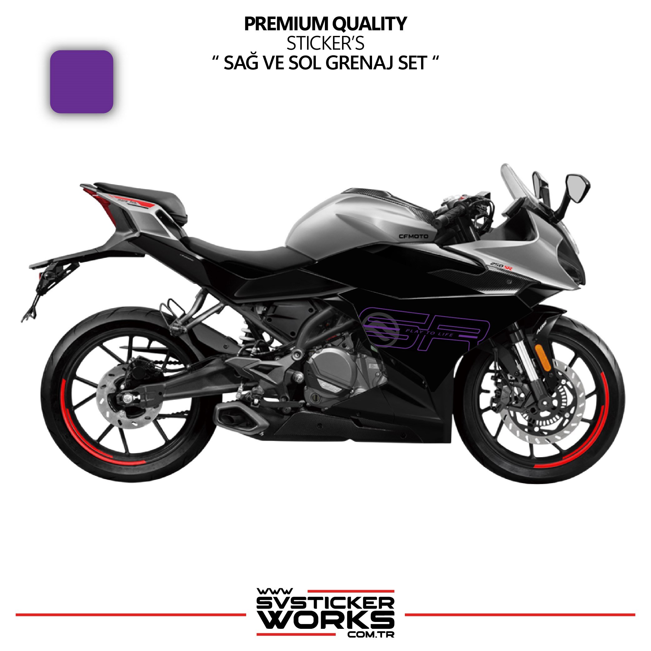 SVSTICKERWORKSCFMOTO 250SR Grenaj Sticker Sağ Sol Set Yüksek Kalite Sticker Etiket ModeliCFMOTO 250SR Grenaj Sticker Sağ Sol Set Yüksek Kalite Sticker Etiket Modeli250SR