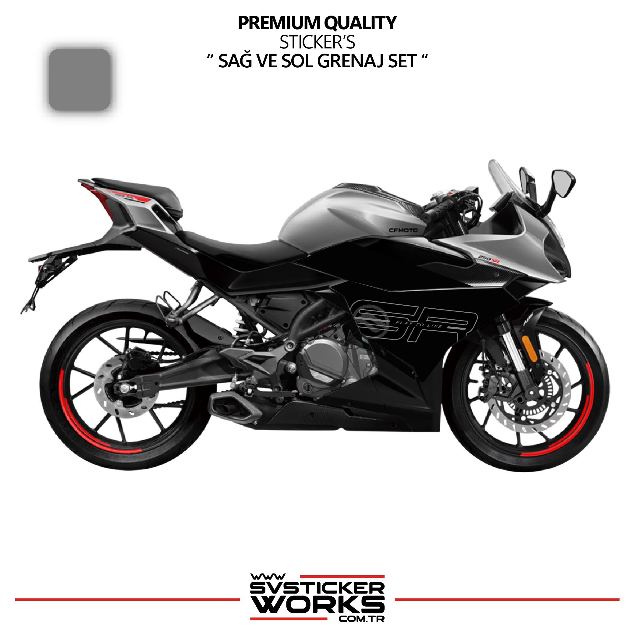 SVSTICKERWORKSCFMOTO 250SR Grenaj Sticker Sağ Sol Set Yüksek Kalite Sticker Etiket ModeliCFMOTO 250SR Grenaj Sticker Sağ Sol Set Yüksek Kalite Sticker Etiket Modeli250SR