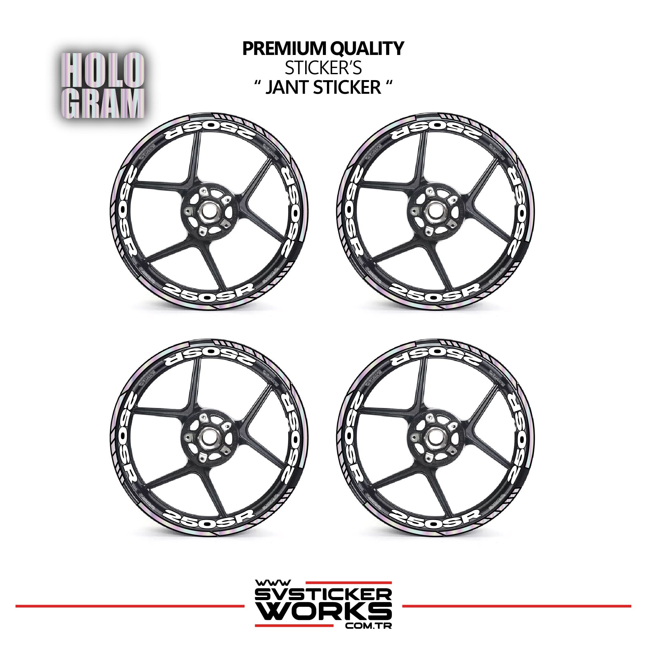 SVSTICKERWORKSCFMOTO 250SR Jant Sticker Ve İç Yazı Basklı Etiket Sticker Modeli Premium KaliteCFMOTO 250SR Jant Sticker Ve İç Yazı Basklı Etiket Sticker Modeli Premium KaliteJant Sticker