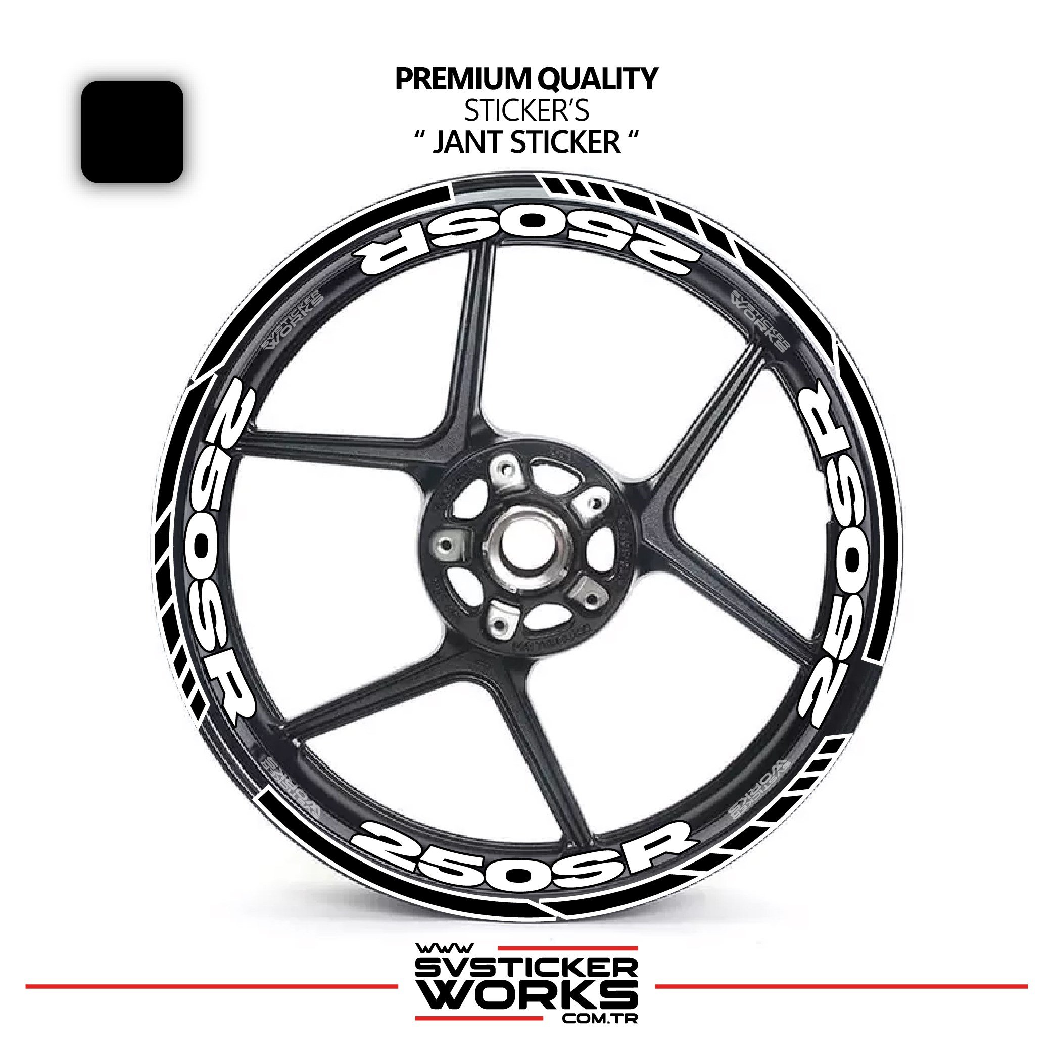 SVSTICKERWORKSCFMOTO 250SR Jant Sticker Ve İç Yazı Basklı Etiket Sticker Modeli Premium KaliteCFMOTO 250SR Jant Sticker Ve İç Yazı Basklı Etiket Sticker Modeli Premium KaliteJant Sticker