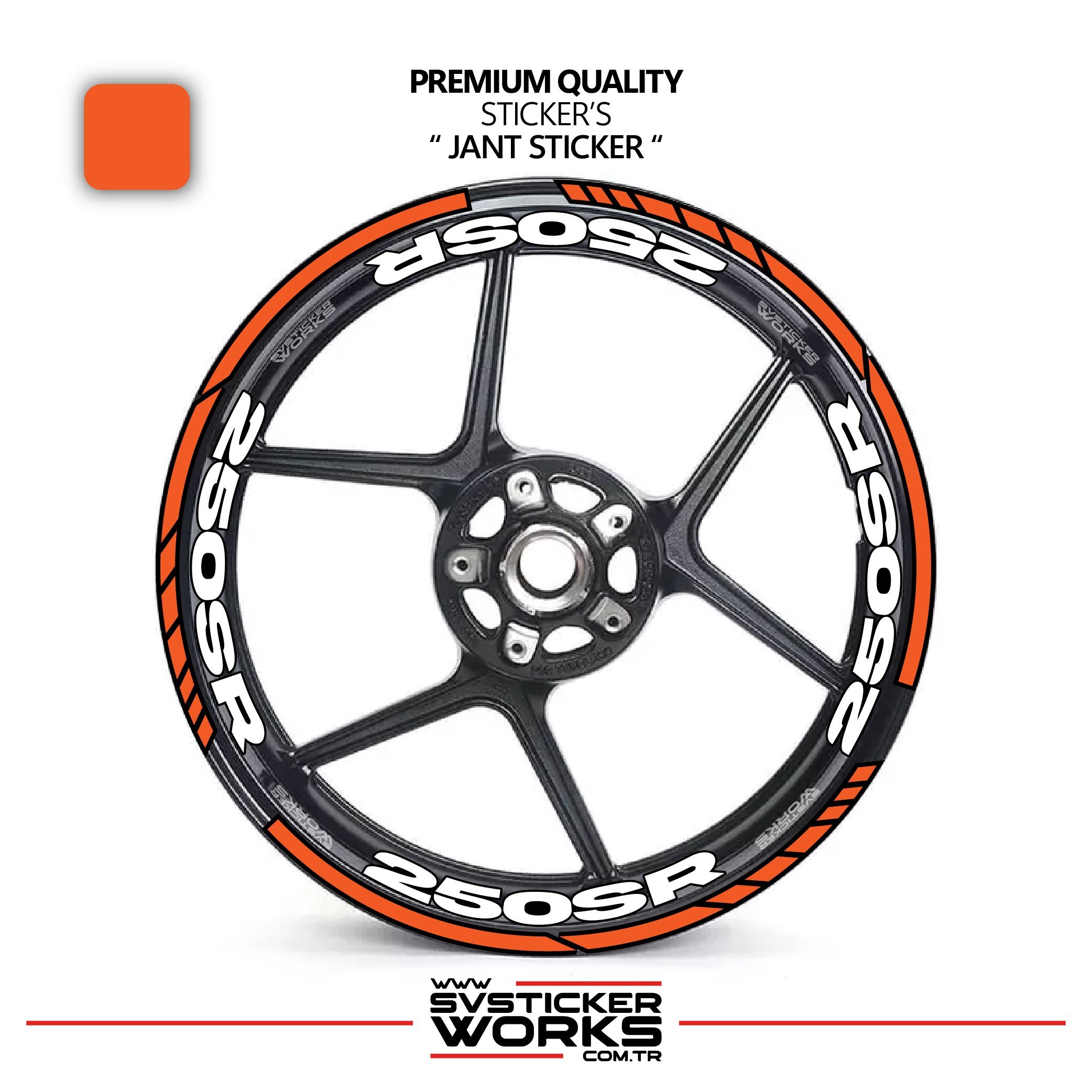 SVSTICKERWORKSCFMOTO 250SR Jant Sticker Ve İç Yazı Basklı Etiket Sticker Modeli Premium KaliteCFMOTO 250SR Jant Sticker Ve İç Yazı Basklı Etiket Sticker Modeli Premium KaliteJant Sticker