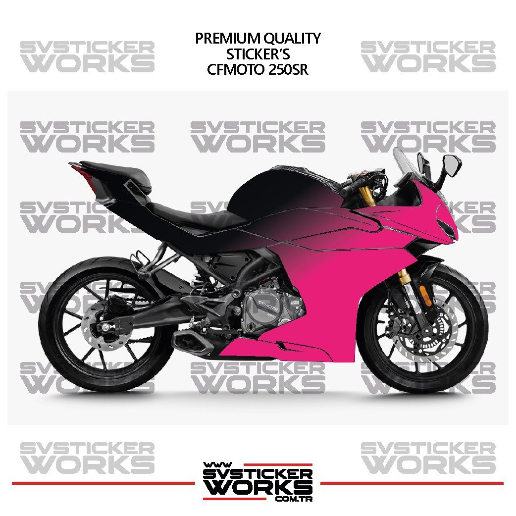 SVSTICKERWORKSCFMOTO 250SR Kaplama Sticker Çift Renk Motor Kaplama Modeli Hazır Kit Yüksek KaliteCFMOTO 250SR Kaplama Sticker Çift Renk Motor Kaplama Modeli Hazır Kit Yüksek Kalite
