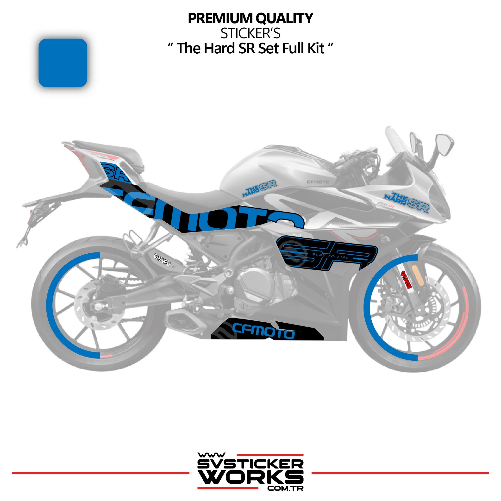 SVSTICKERWORKSCFMOTO 250SR The Hard SR Sticker Set Etiket Modeli Yüksek Kalite Set Jant Kaplama HediyeliCFMOTO 250SR The Hard SR Sticker Set Etiket Modeli Yüksek Kalite Set Jant Kaplama Hediyeli250SR