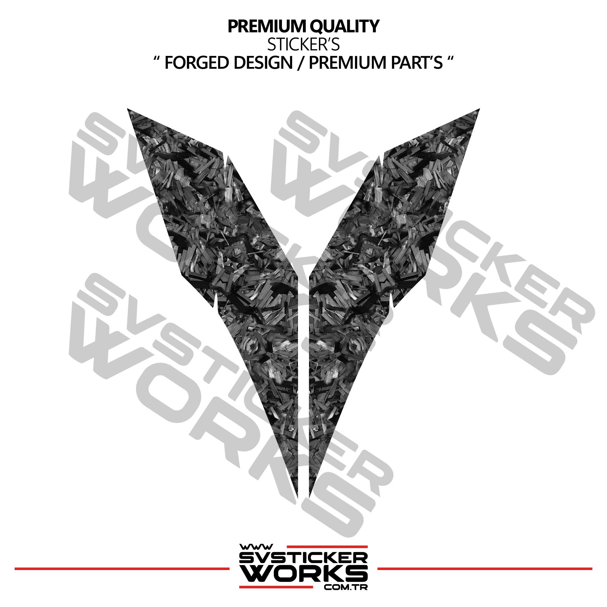 SVSTICKERWORKSCFMOTO 450SR Forged Karbon Kaplama Yan Kanat Sticker Etiket ModeliCFMOTO 450SR Forged Karbon Kaplama Yan Kanat Sticker Etiket ModeliJant Sticker
