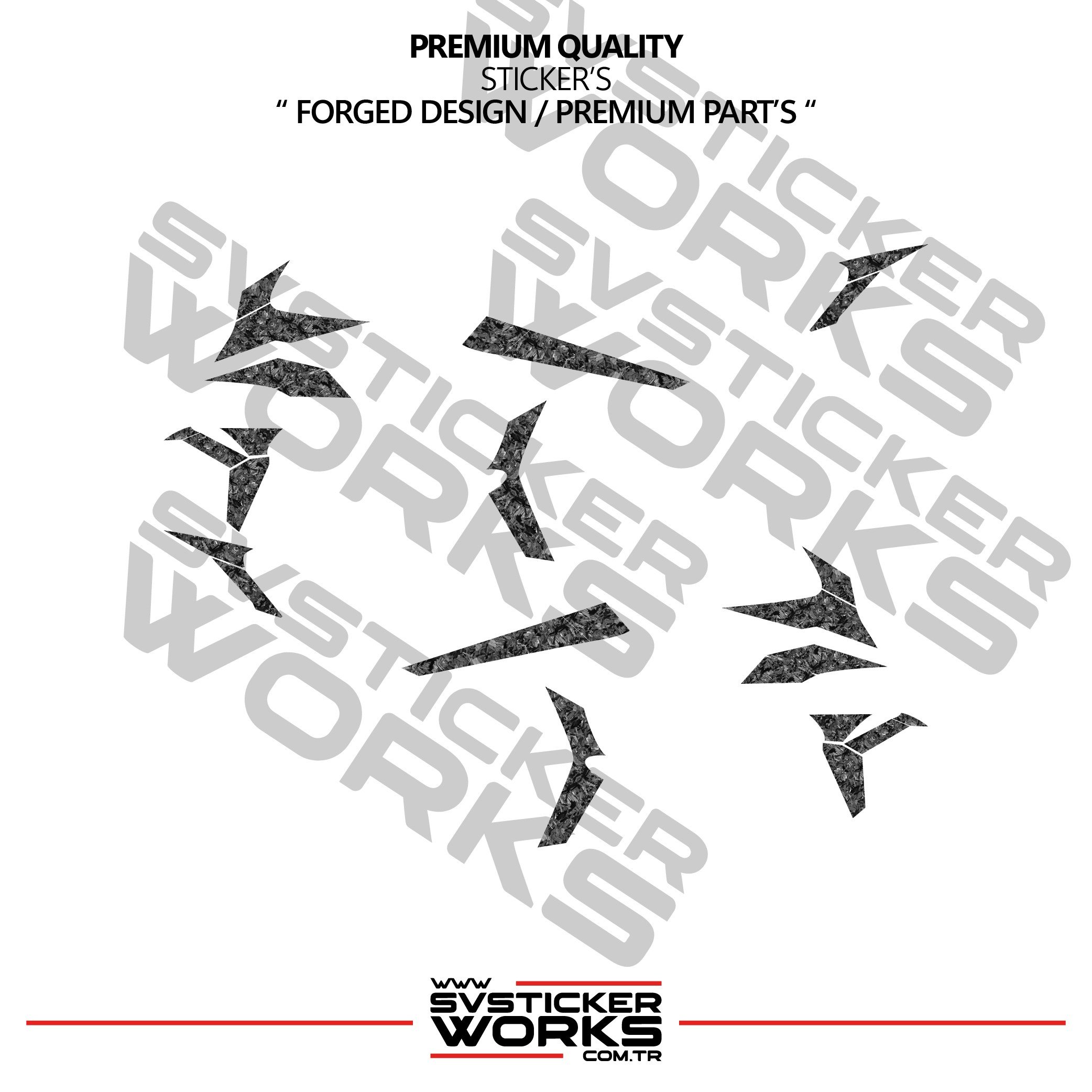 SVSTICKERWORKSCFMOTO 450SR Forged Karbon Kaplama Tüm Bölümler Sticker Etiket ModeliCFMOTO 450SR Forged Karbon Kaplama Tüm Bölümler Sticker Etiket ModeliJant Sticker